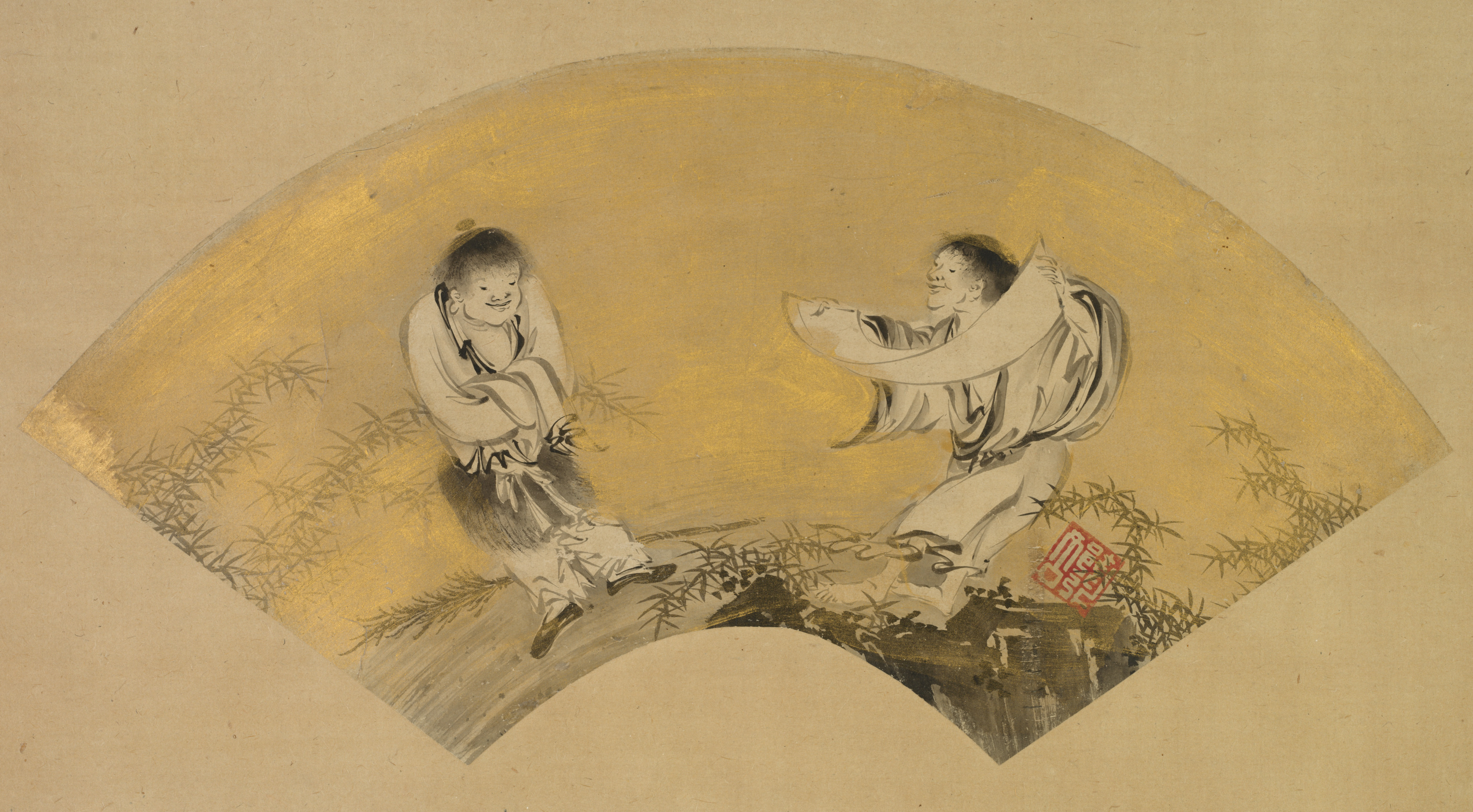 Hanshan and Shide (Kanzan and Jittoku) | Cleveland Museum of Art