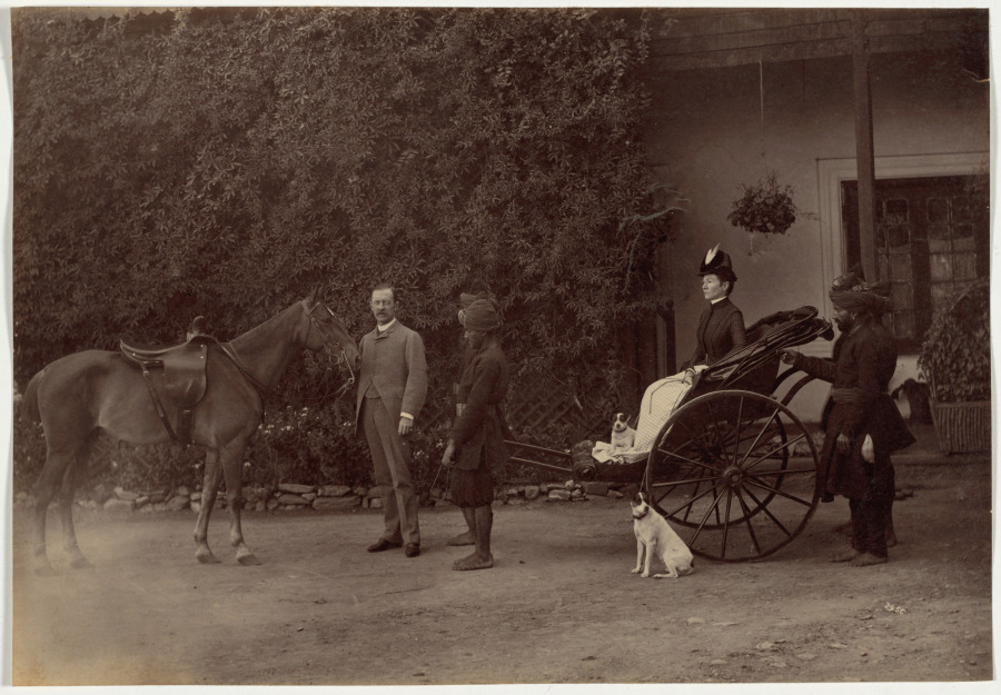 Colonel H.R. Thuillier and His Wife Emmeline Williams Thuillier, Shimla