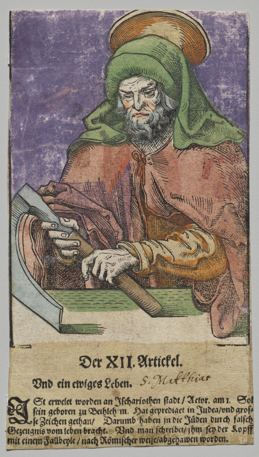 Matthias from Christ, the Apostles, and Saint Paul