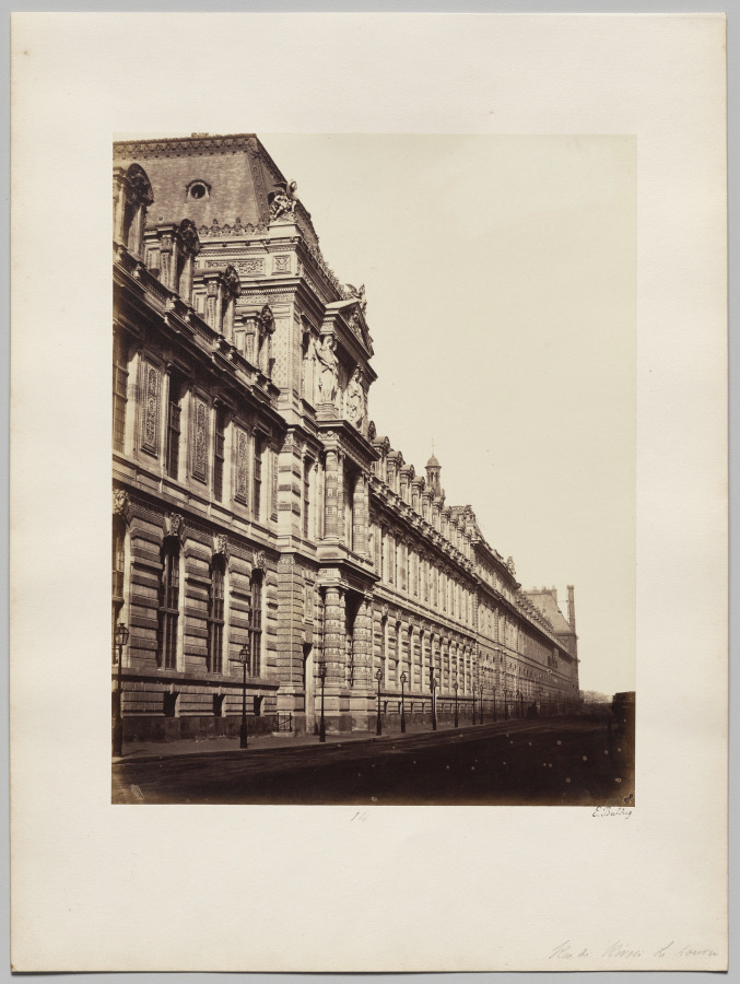 Louvre, Façade rue de Rivoli, Paris