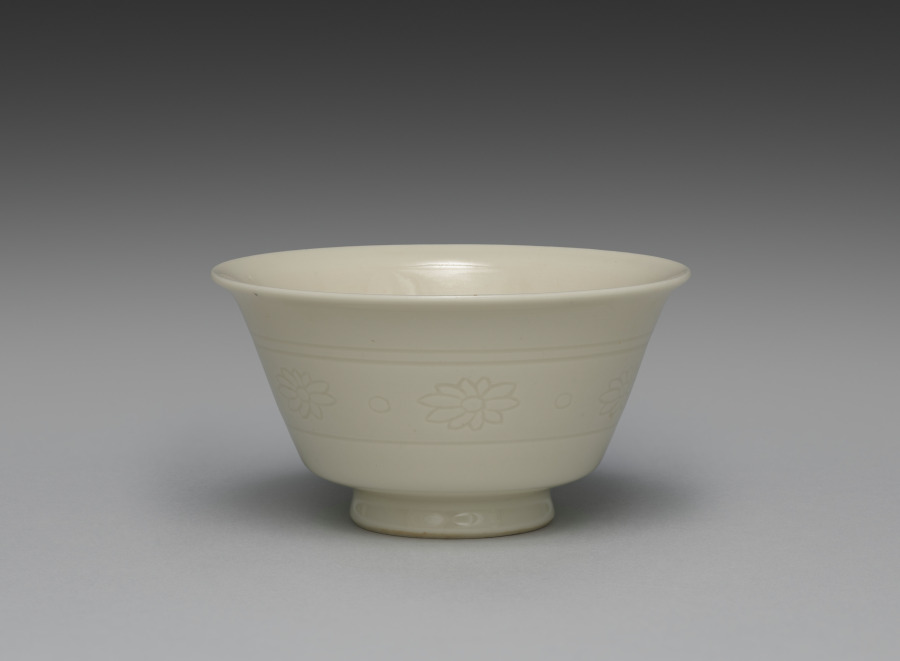 Teacup from Teacups with Floral Band Motif