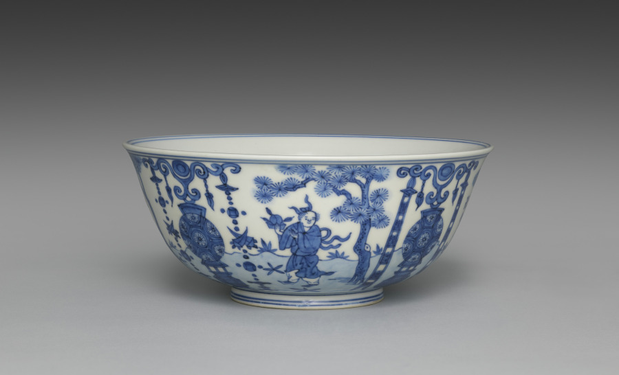 Bowl from Nesting Bowls with Daoist Immortals