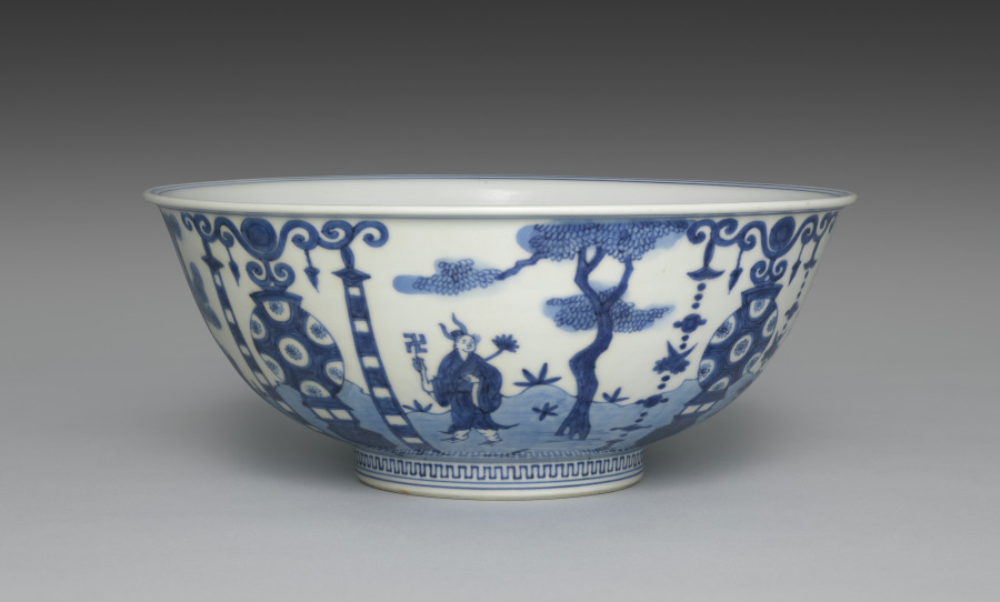 Bowl from Nesting Bowls with Daoist Immortals