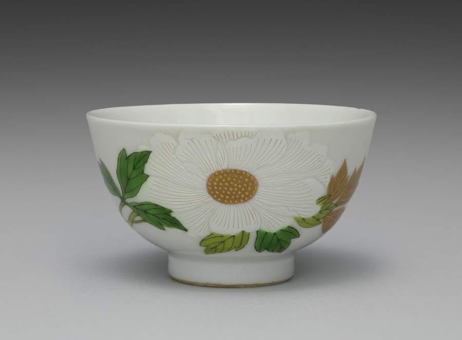 Teabowl from Teabowls with Peony and Crabapple