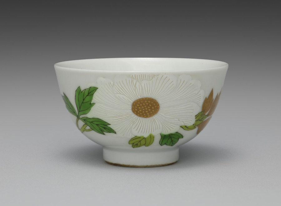 Teabowl from Teabowls with Peony and Crabapple