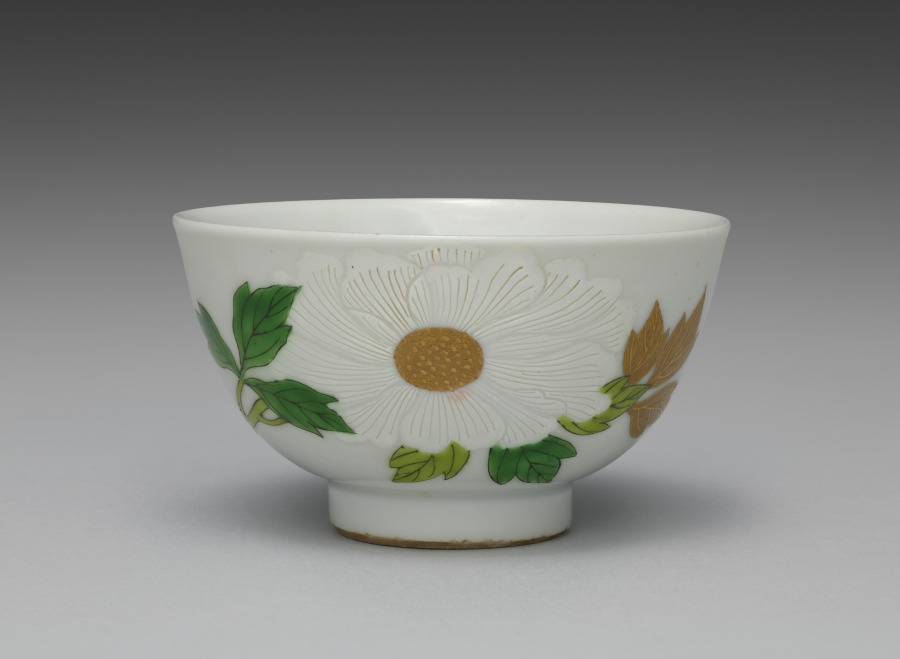 Teabowl from Teabowls with Peony and Crabapple