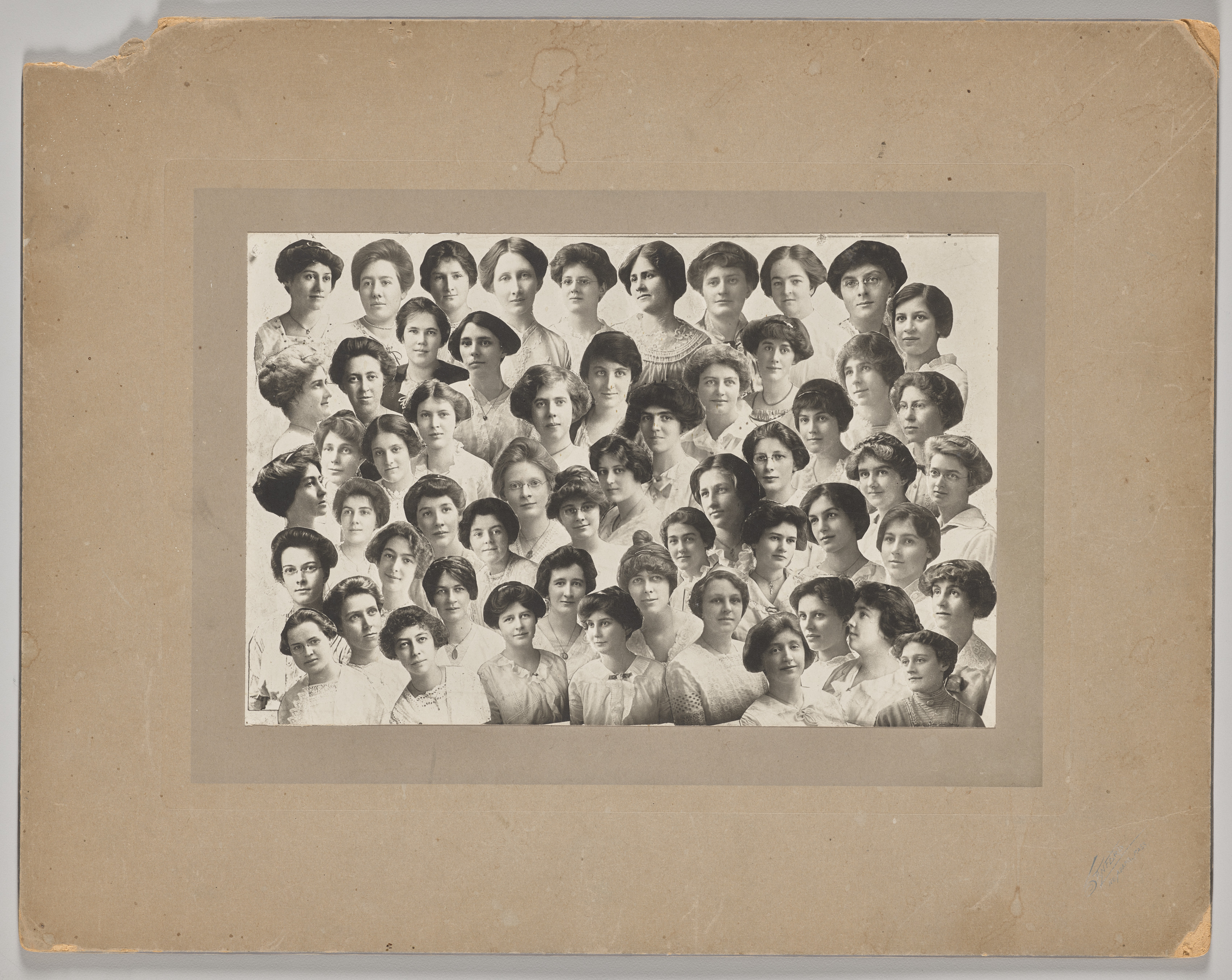 Untitled (composite photo of headshots of a group of women)