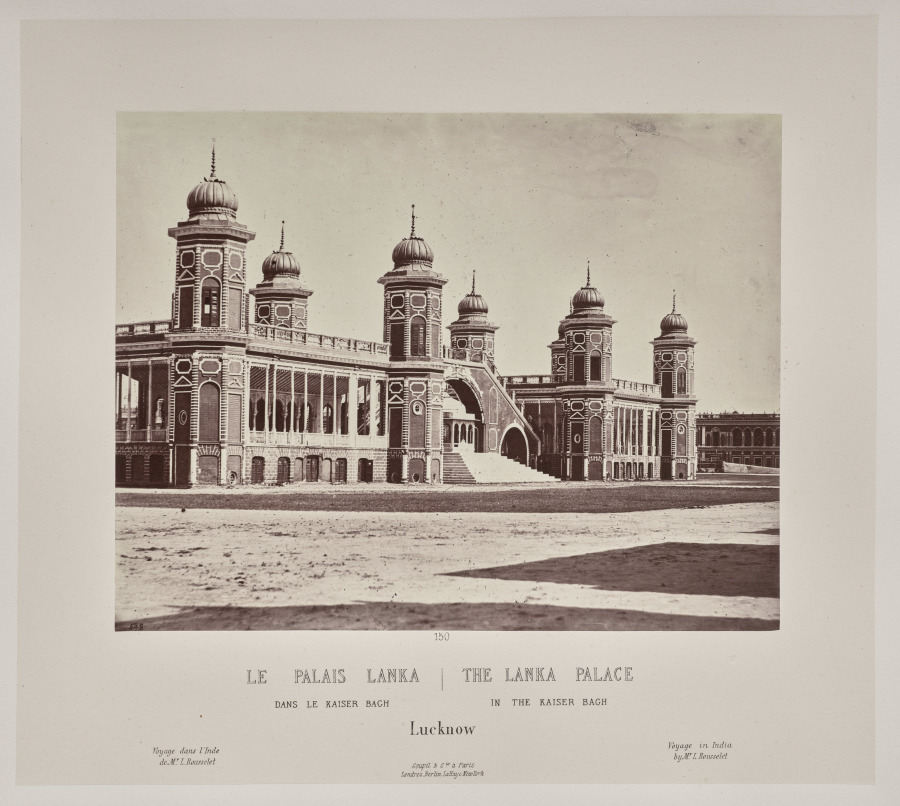 The Lanka Palace in the Kaiser Bach, Lucknow