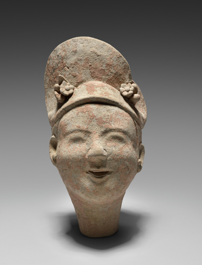 Female Figure of a Court Entertainer Dancing (Head)