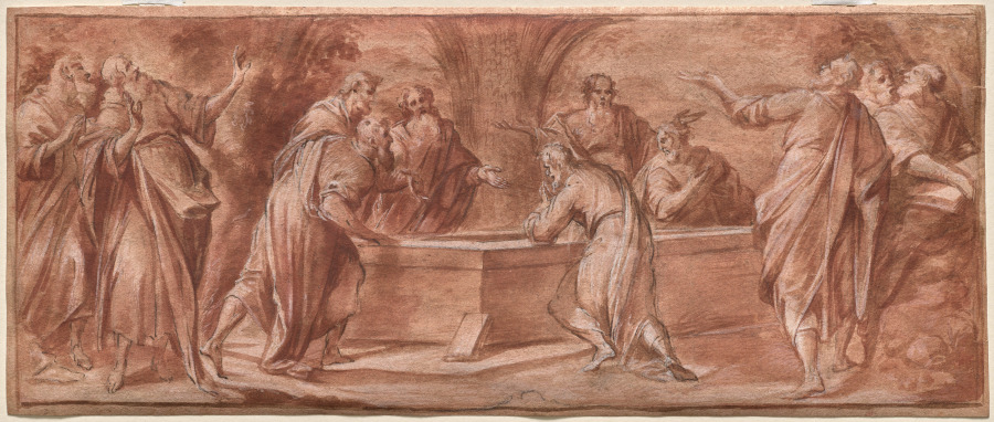 The Apostles Gathered Around the Tomb of the Virgin