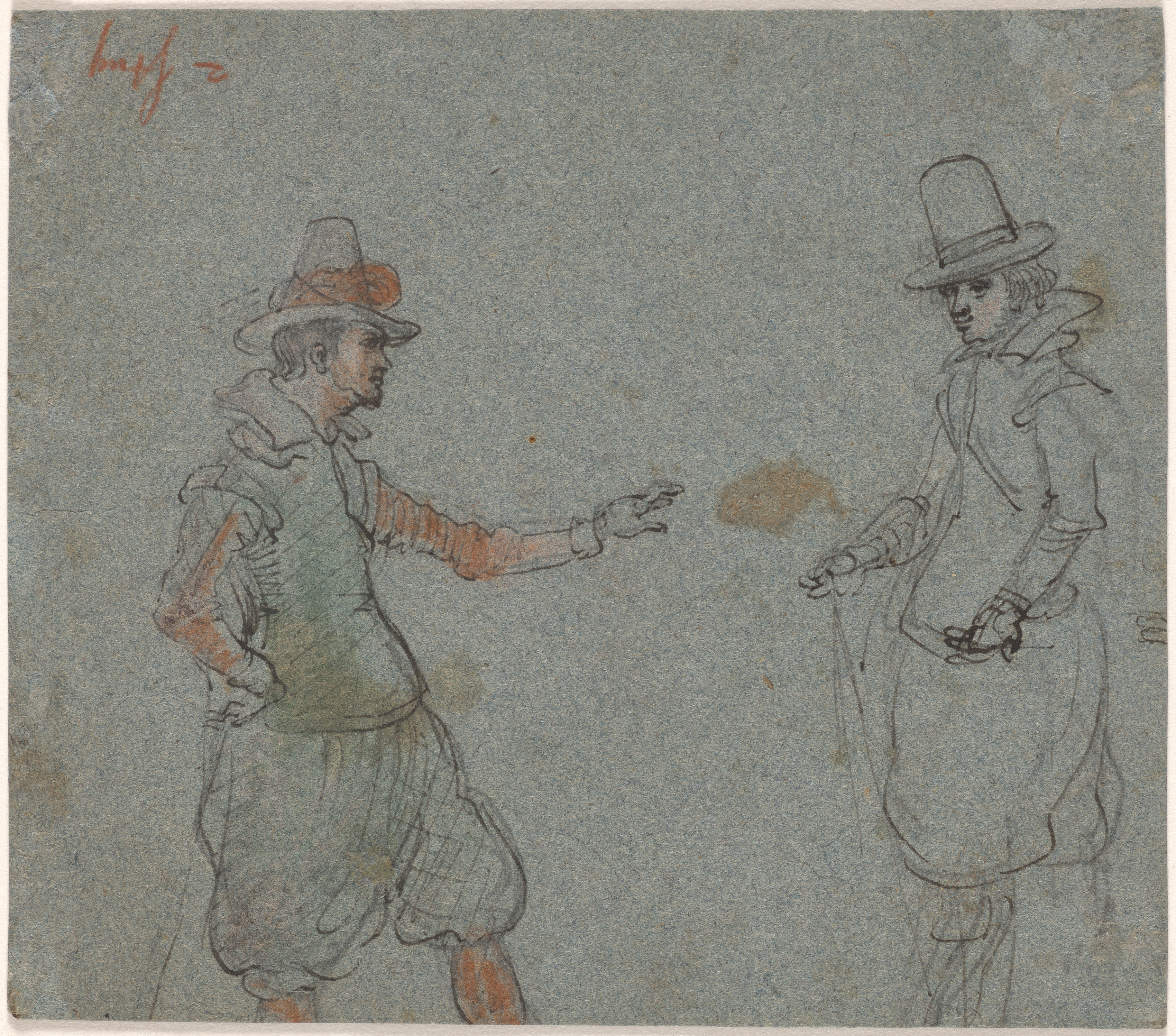 Two Gentlemen (verso)