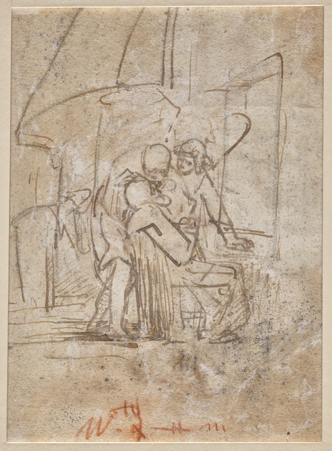 The Healing of Tobit (verso)