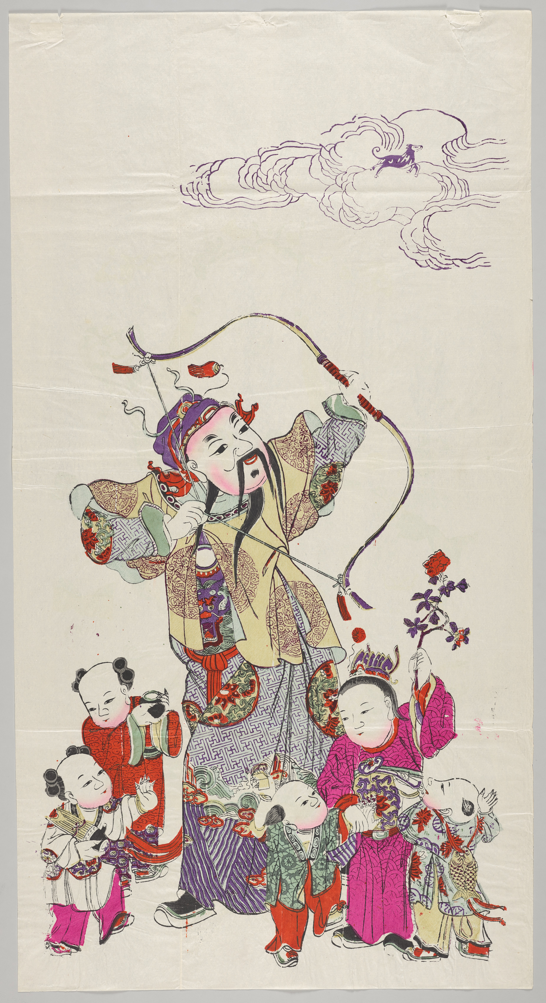 Unknown artist, Zhang Xian Shoots the Heavenly Dog