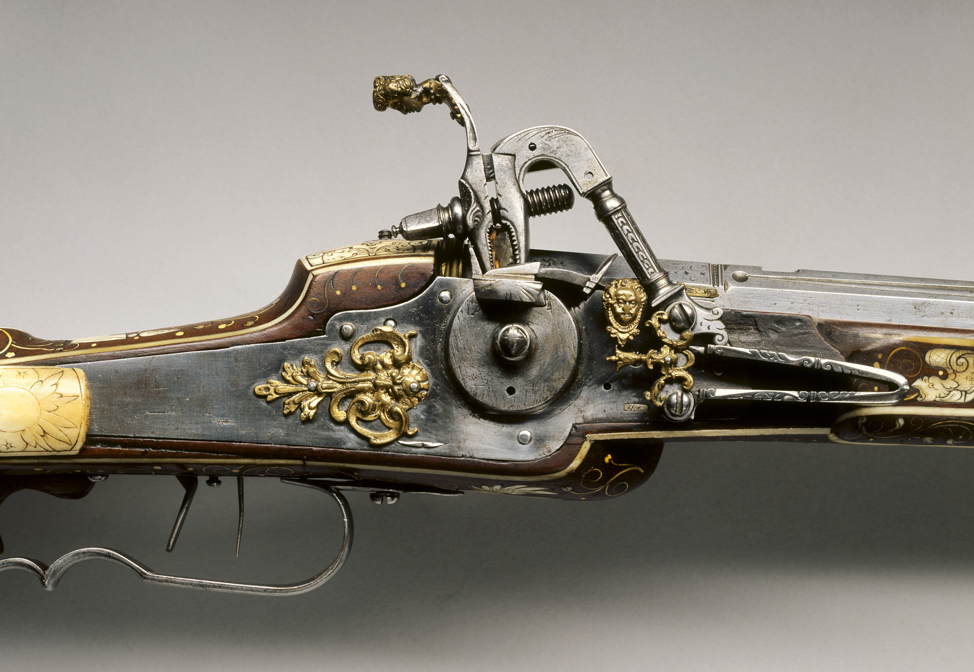 ◇超稀少品◇GUN SHOT.CL-733.PATENT PENEING Wheel-Lock Rifle | Cleveland Museum of Art| Cleveland Museum