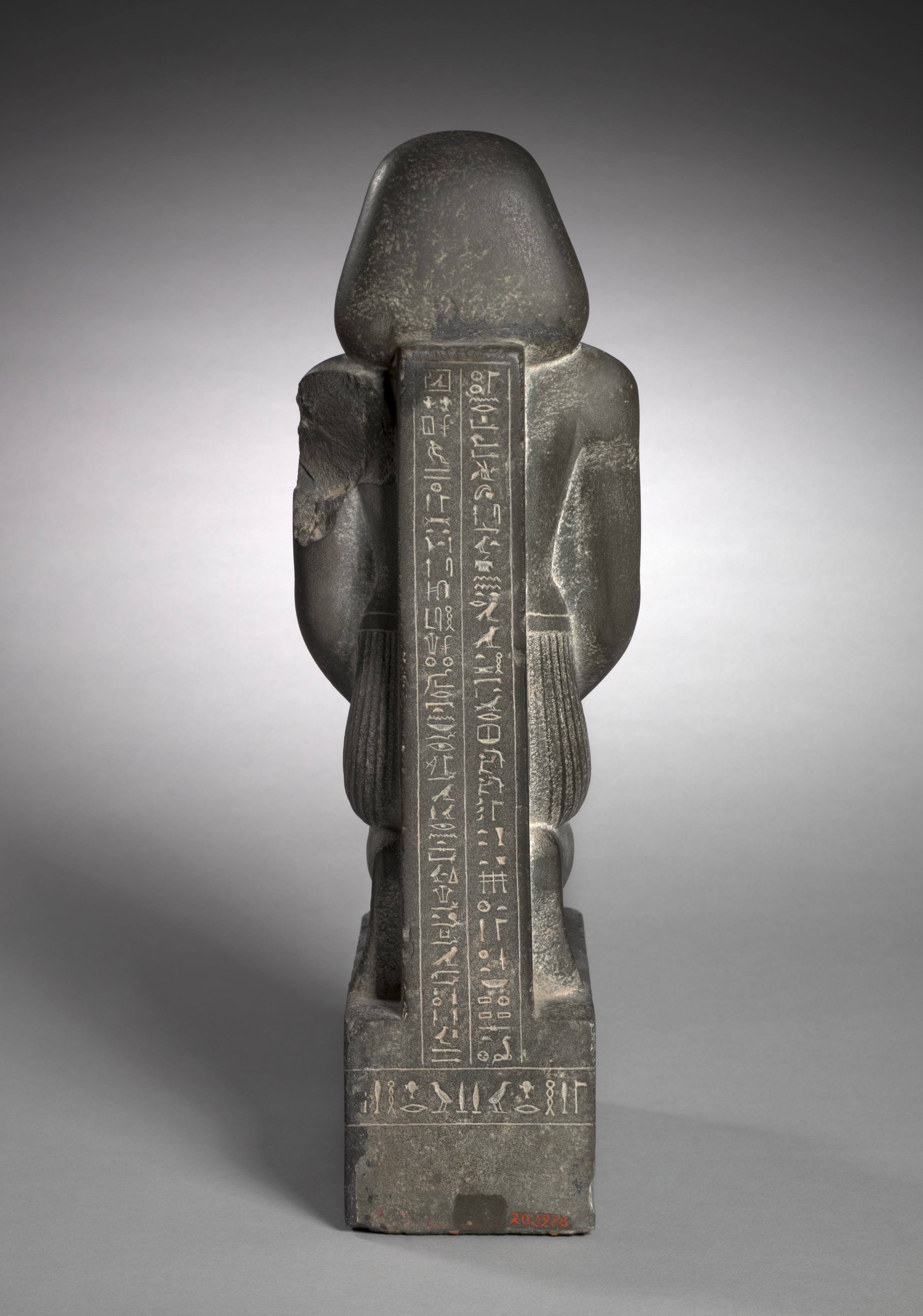 Naophorous Statue of the Finance Officer and Overseer of Fields