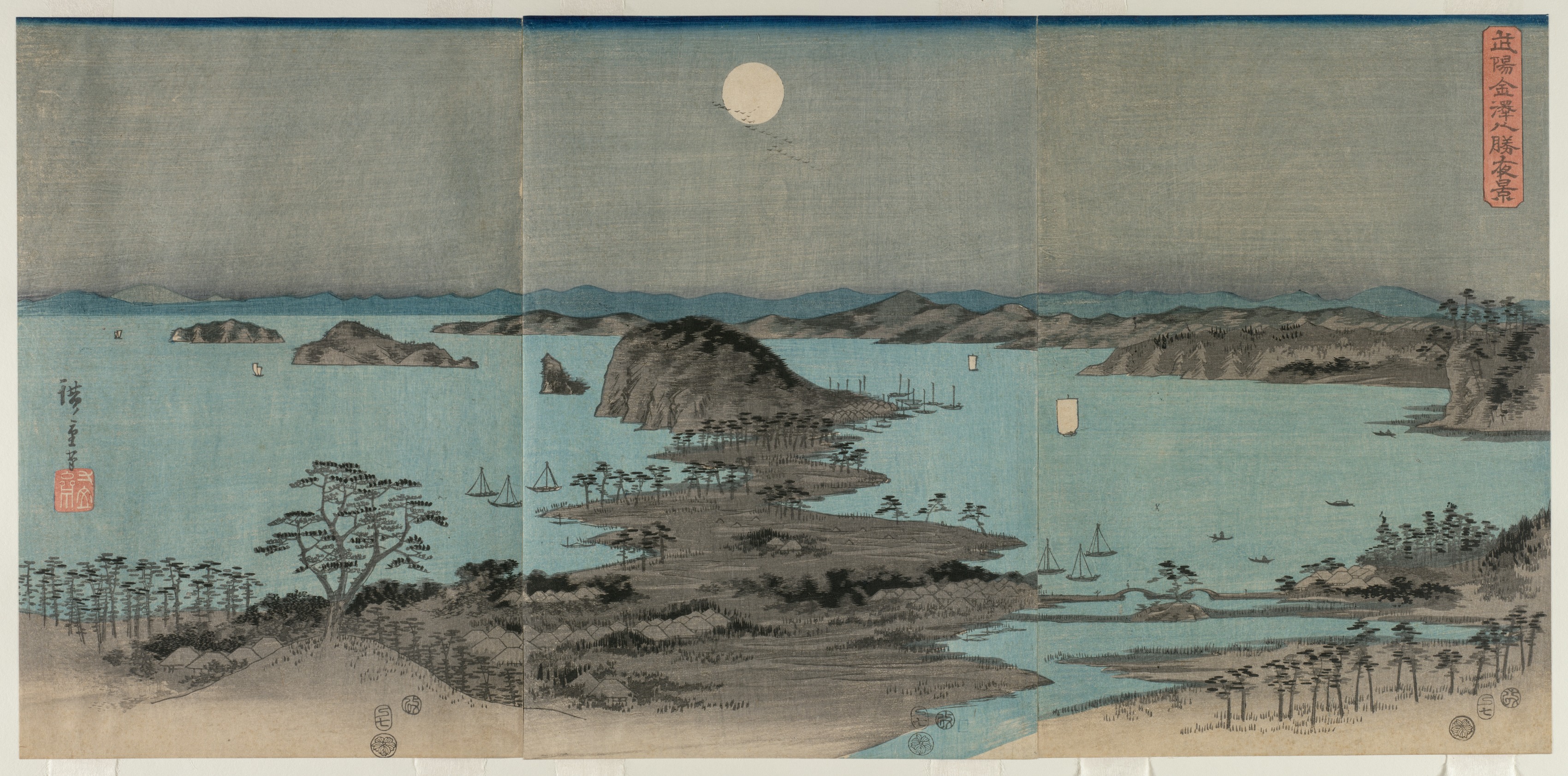 Eight Views of Kanazawa at Night | Cleveland Museum of Art