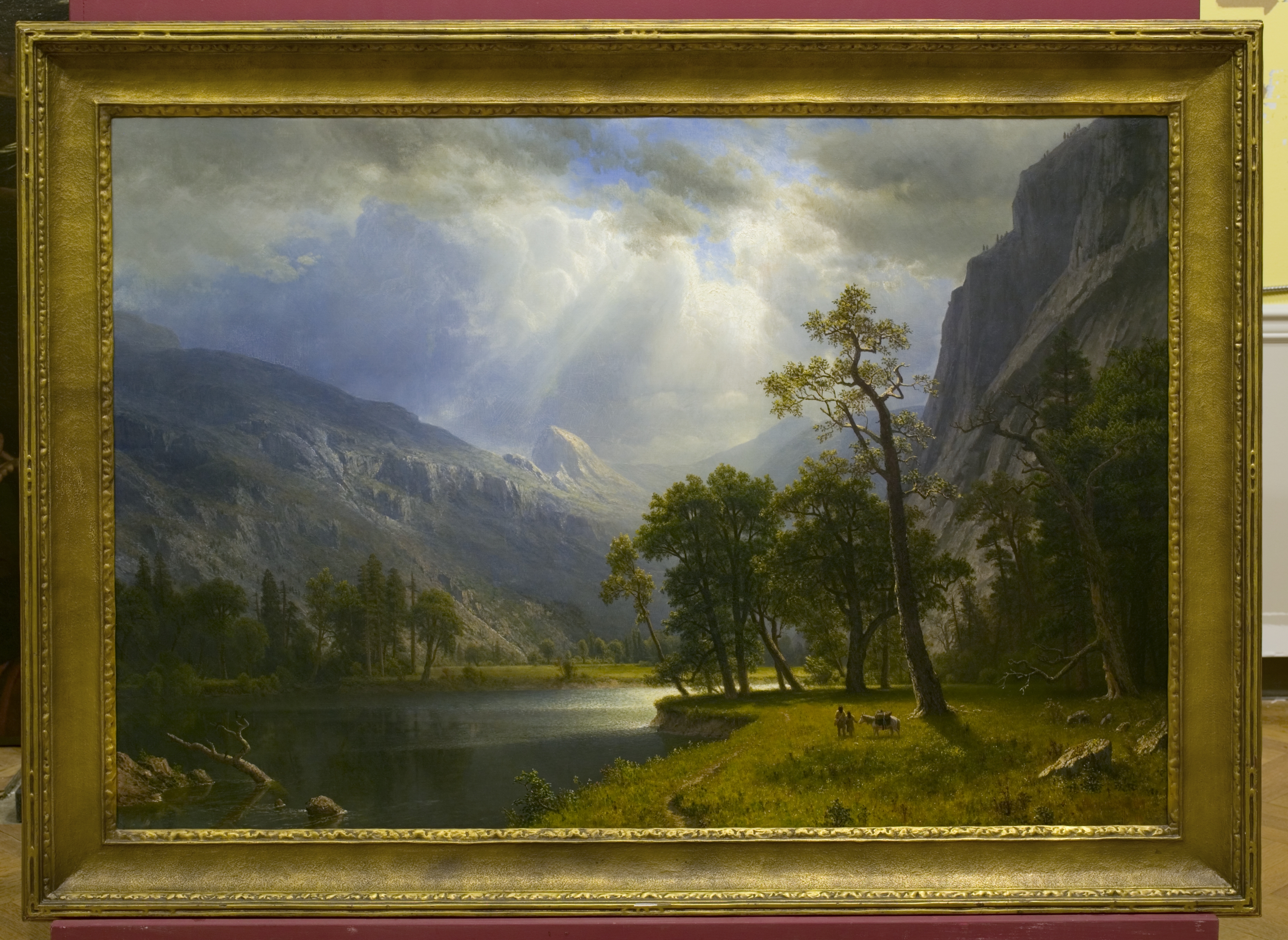ビエルスター作　ヨセミテの谷 Valley of the Yosemite - Wikipedia