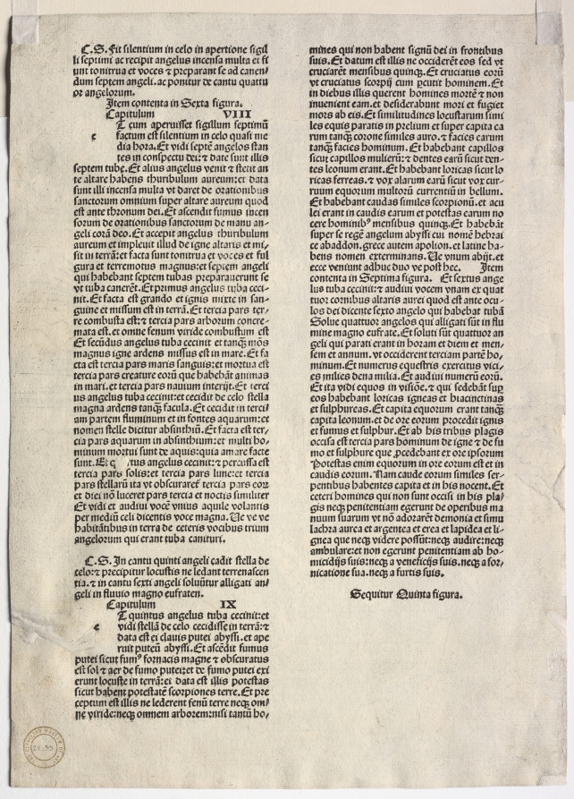 Revelation of St. John: Opening of the Sixth Seal | Cleveland