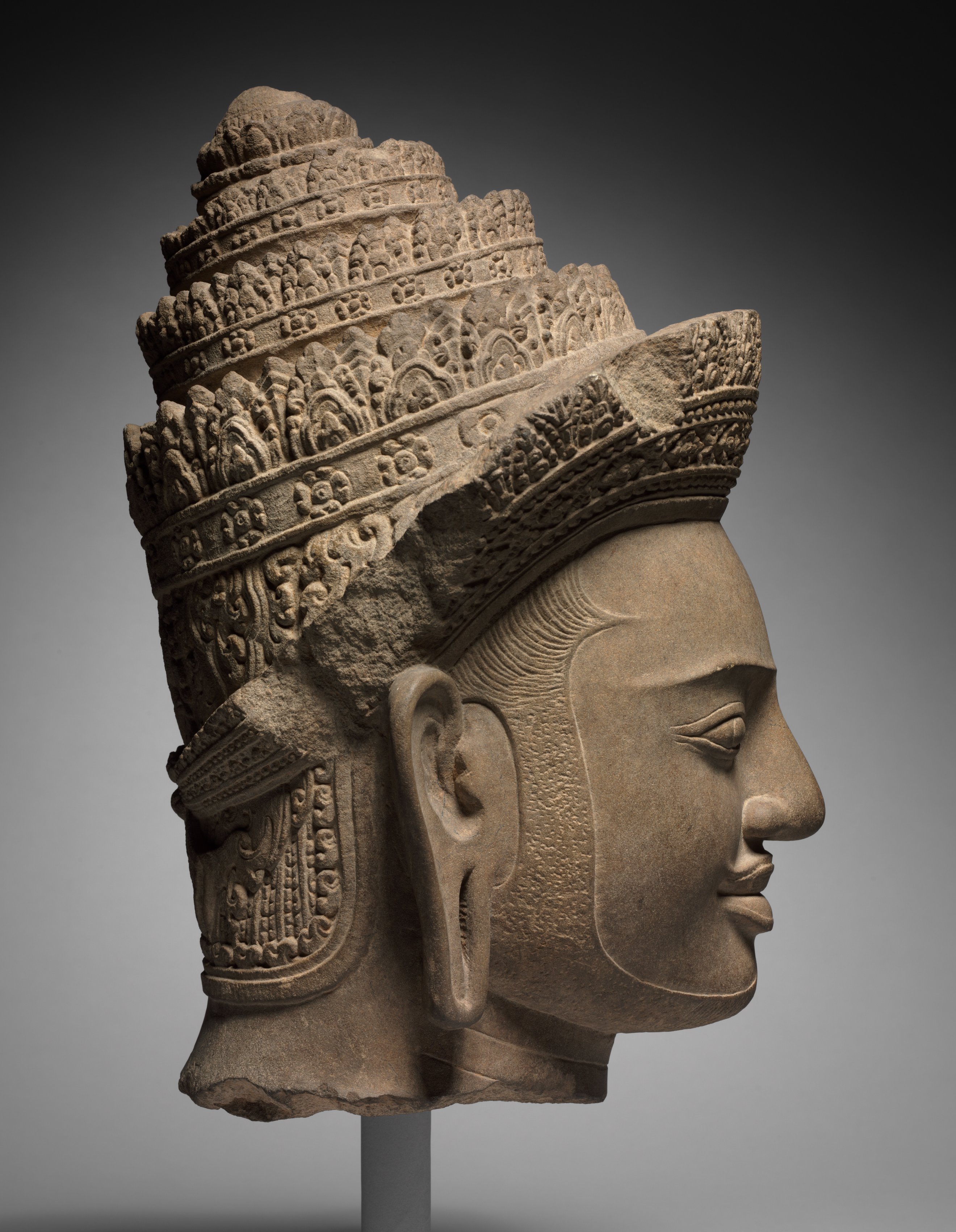 Head of a Deity or a Deified King | Cleveland Museum of Art
