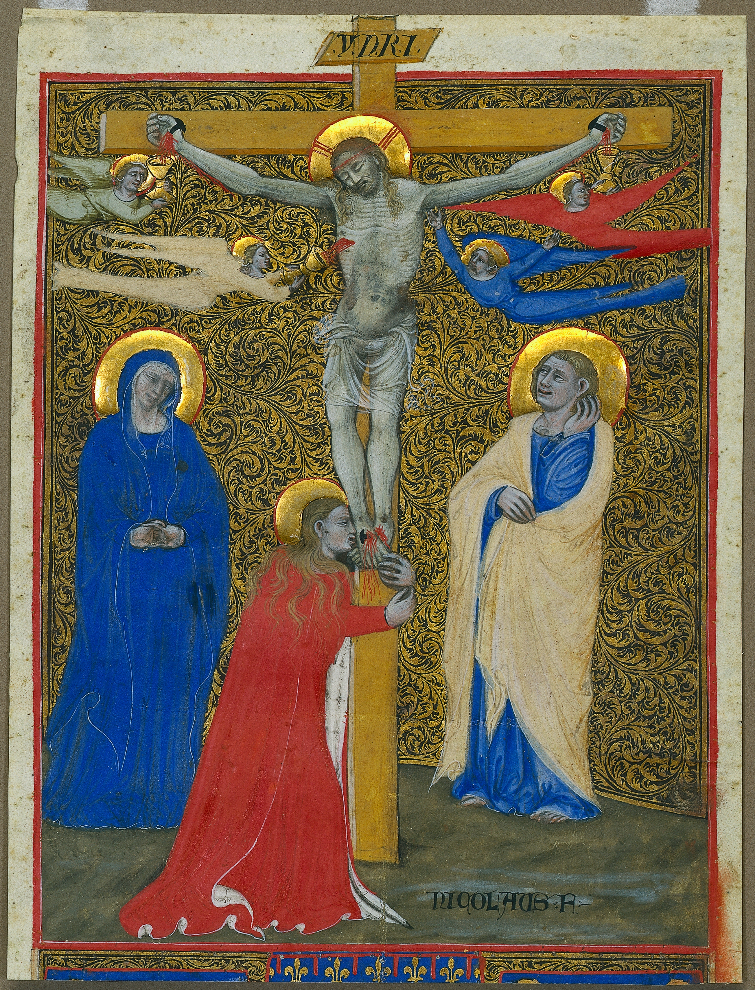 Single Leaf from a Missal: The Crucifixion | Cleveland Museum of Art