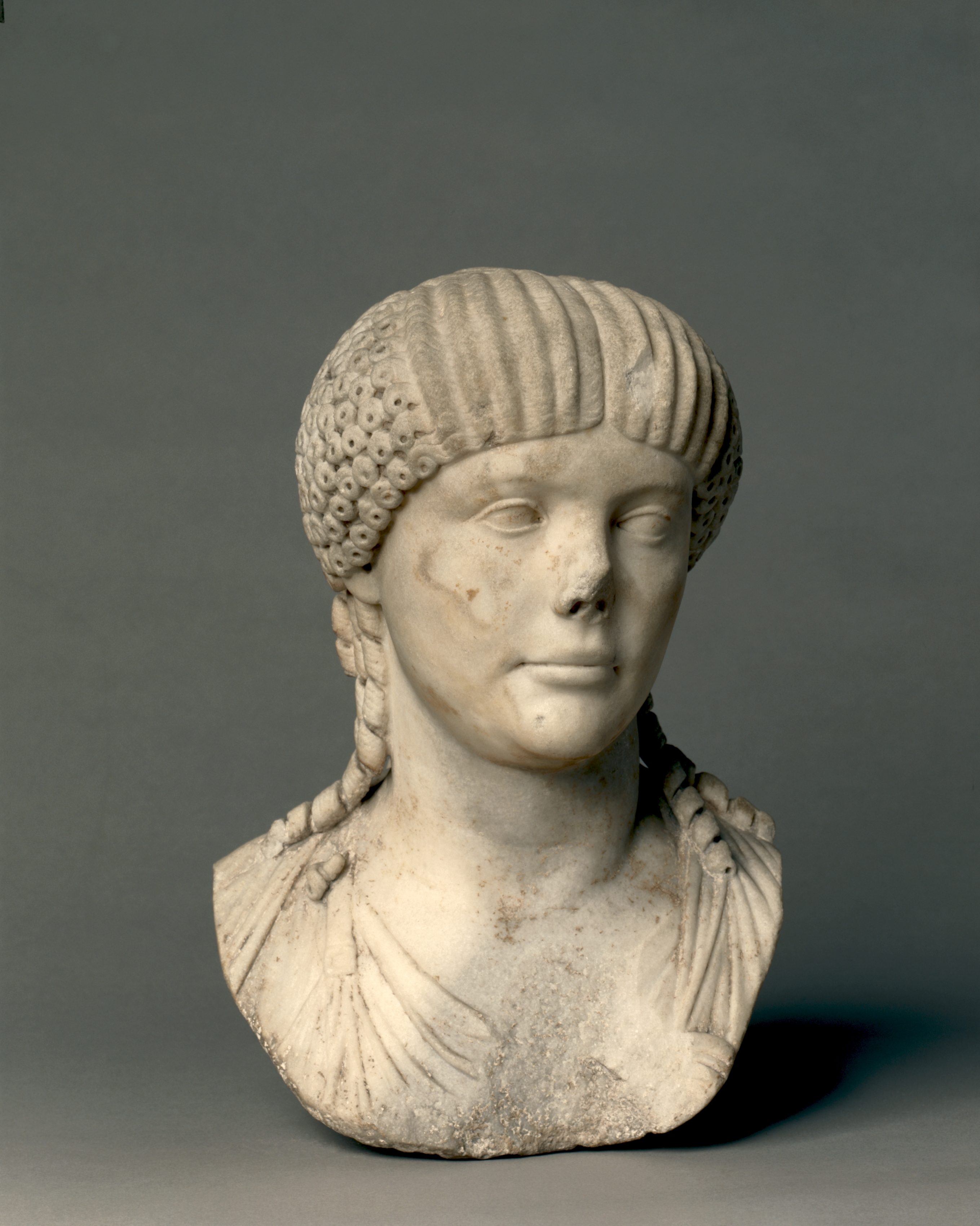Portrait Bust of the Empress Claudia Octavia Italy, Roman