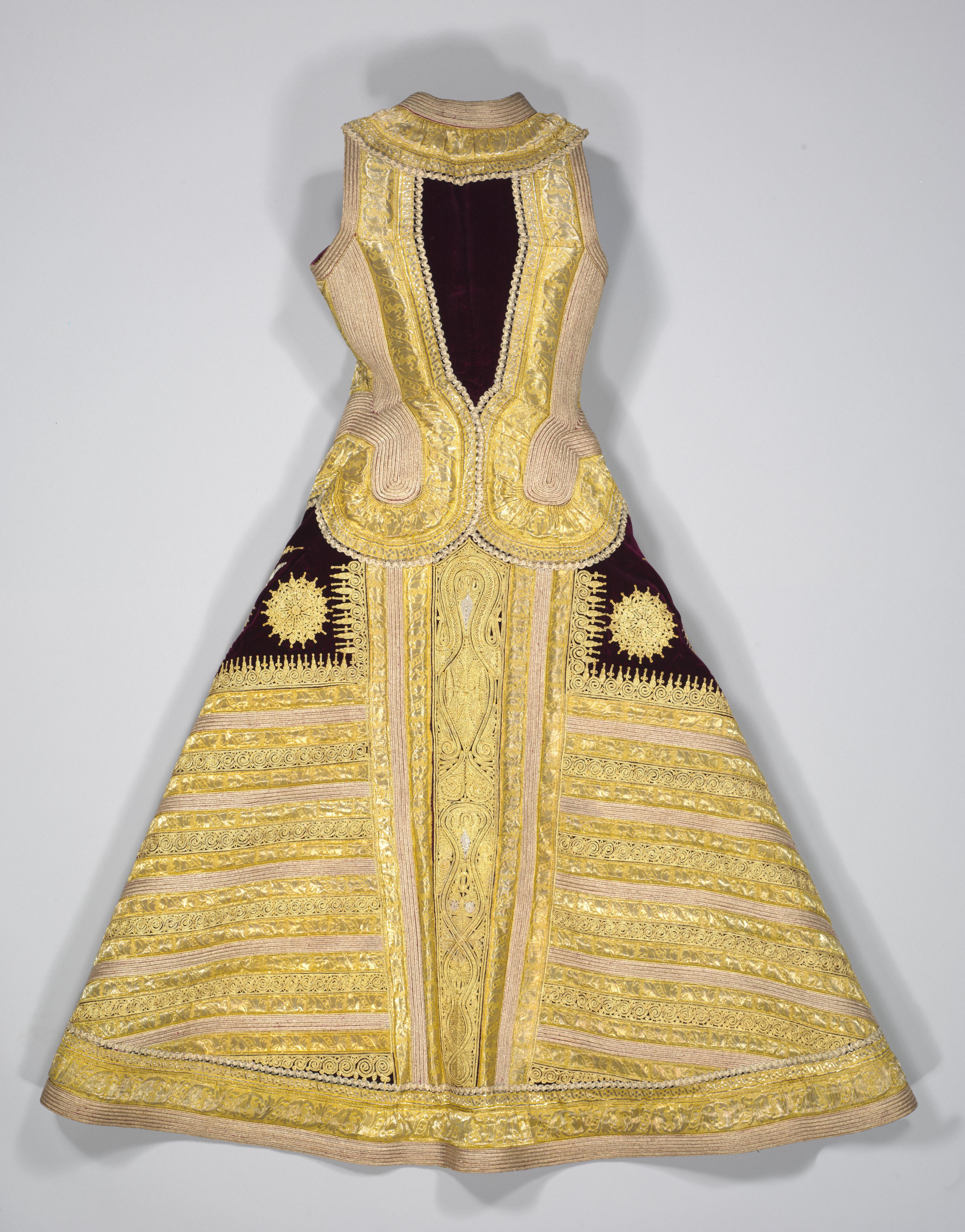 Gold-Thread Embroidered Garment for a Woman | Cleveland Museum of Art