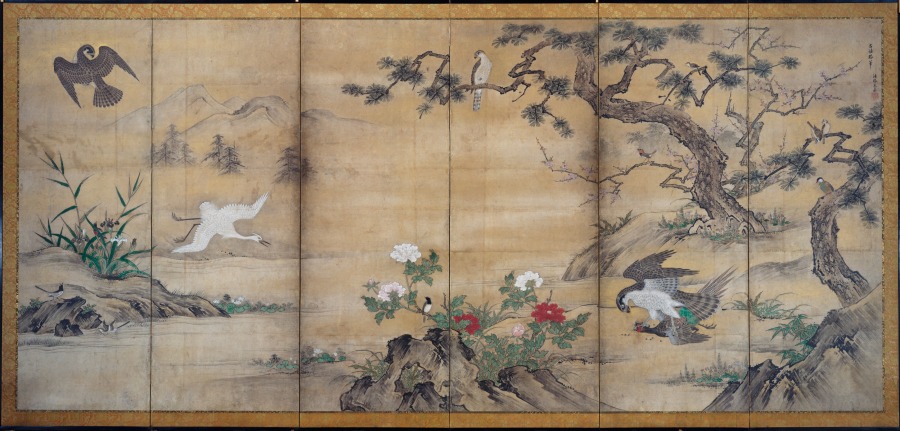 Birds and Flowers Japan, Momoyama period (1573–1615) | Cleveland