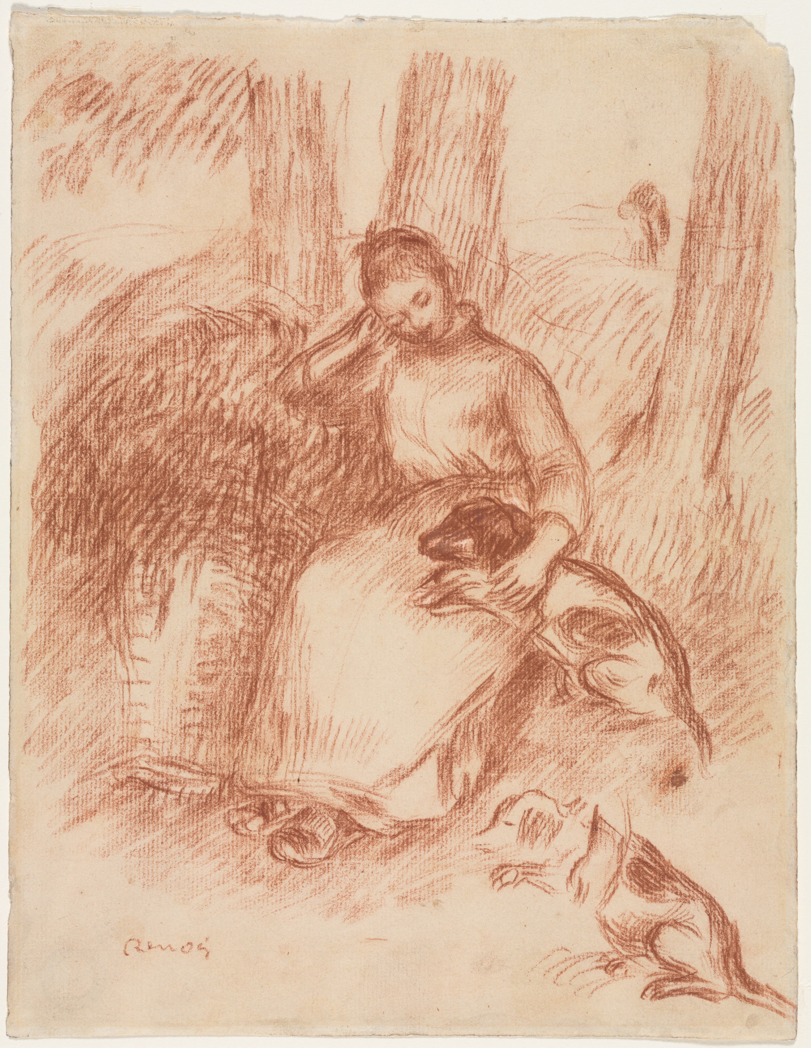Peasant Girl with Dog | Cleveland Museum of Art