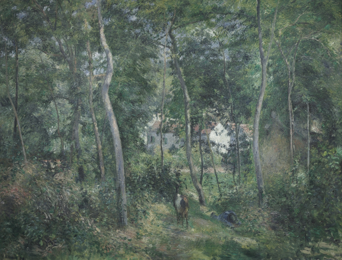絵画 CamillePissarro,VuedeStamfordBrookCommon File:Camille Pissarro - Route de Versailles, Rocquencourt