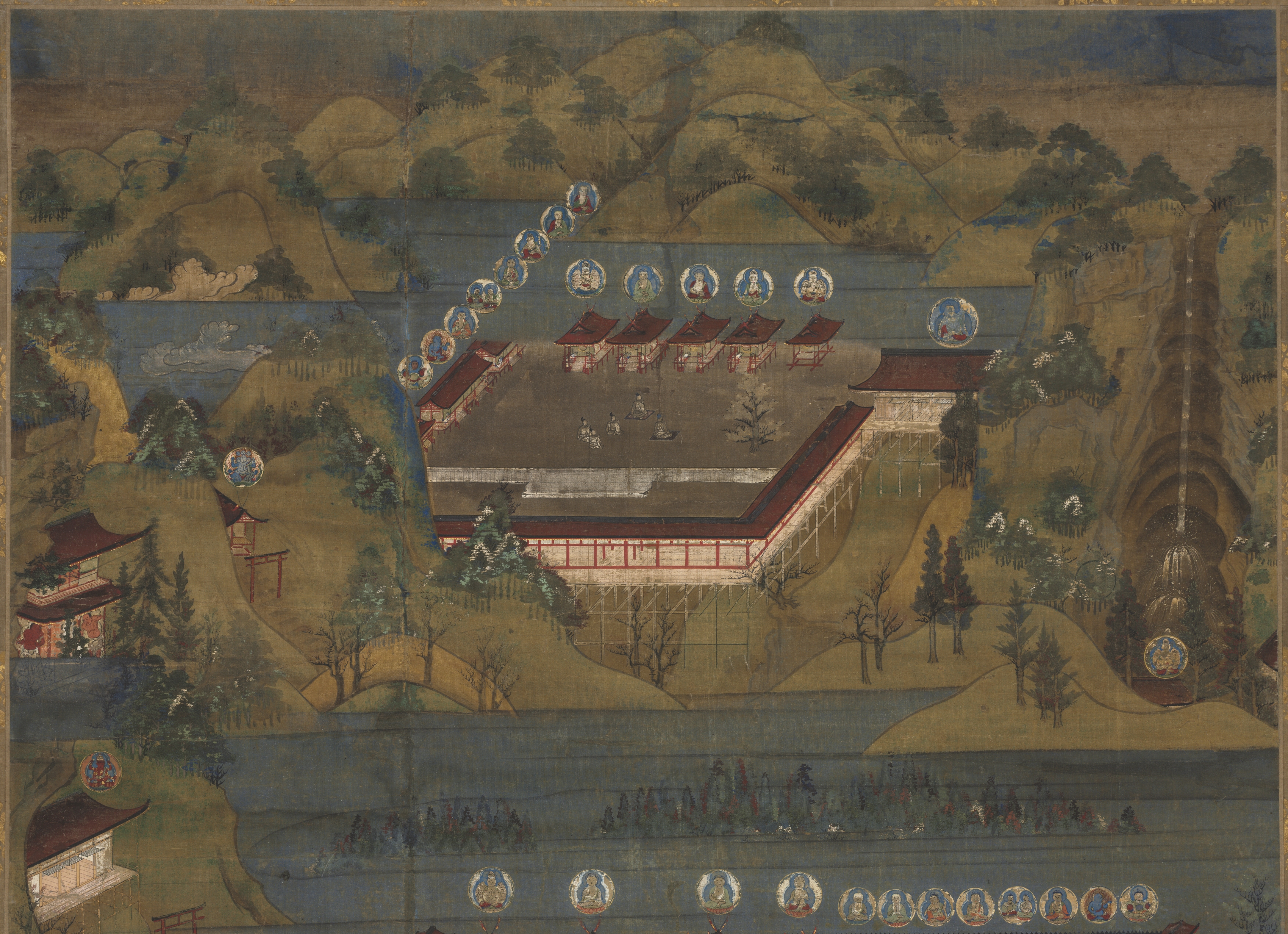 Mandala of the Three Shrines at Kumano | Cleveland Museum of Art