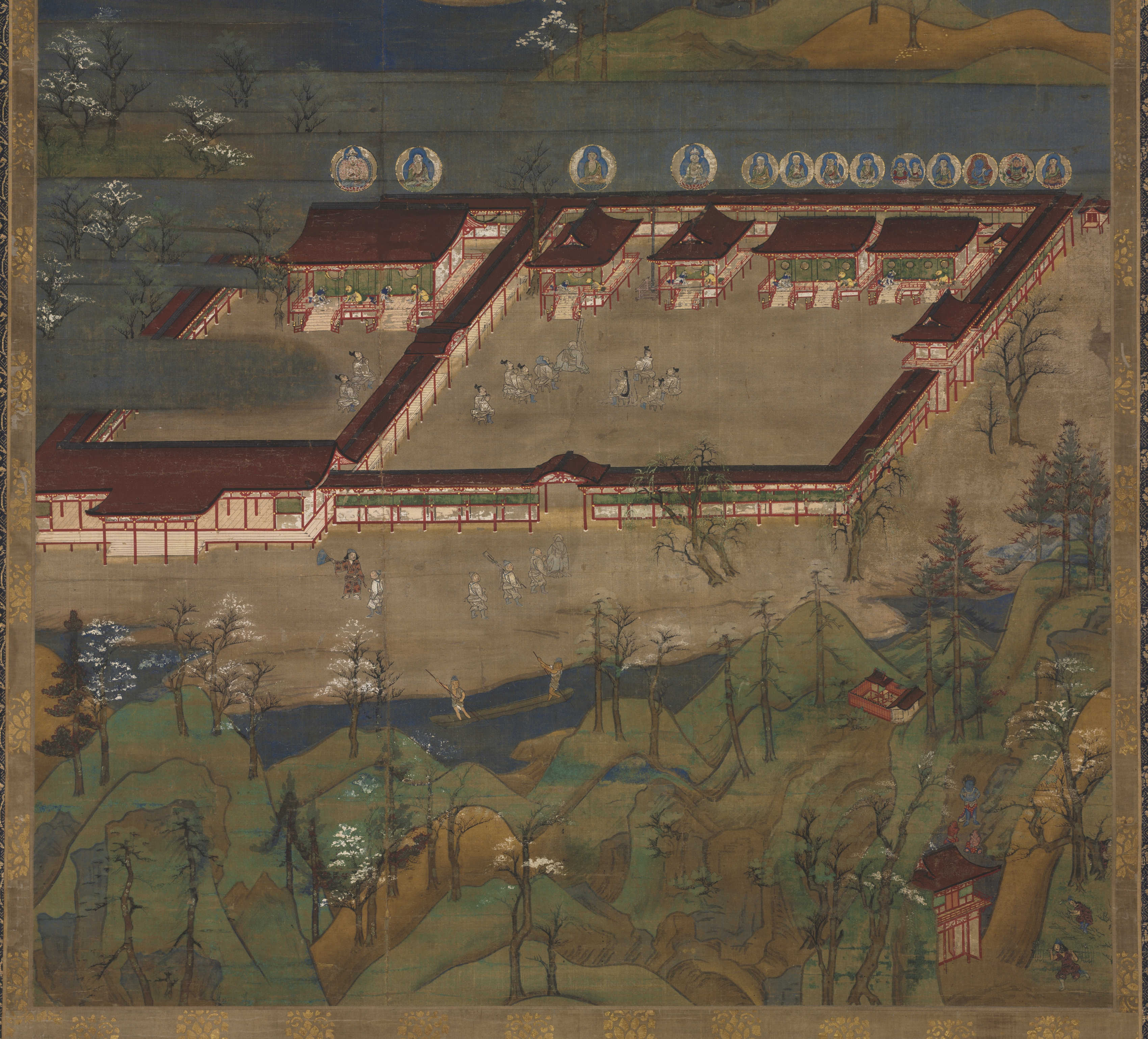 Mandala of the Three Shrines at Kumano | Cleveland Museum of Art