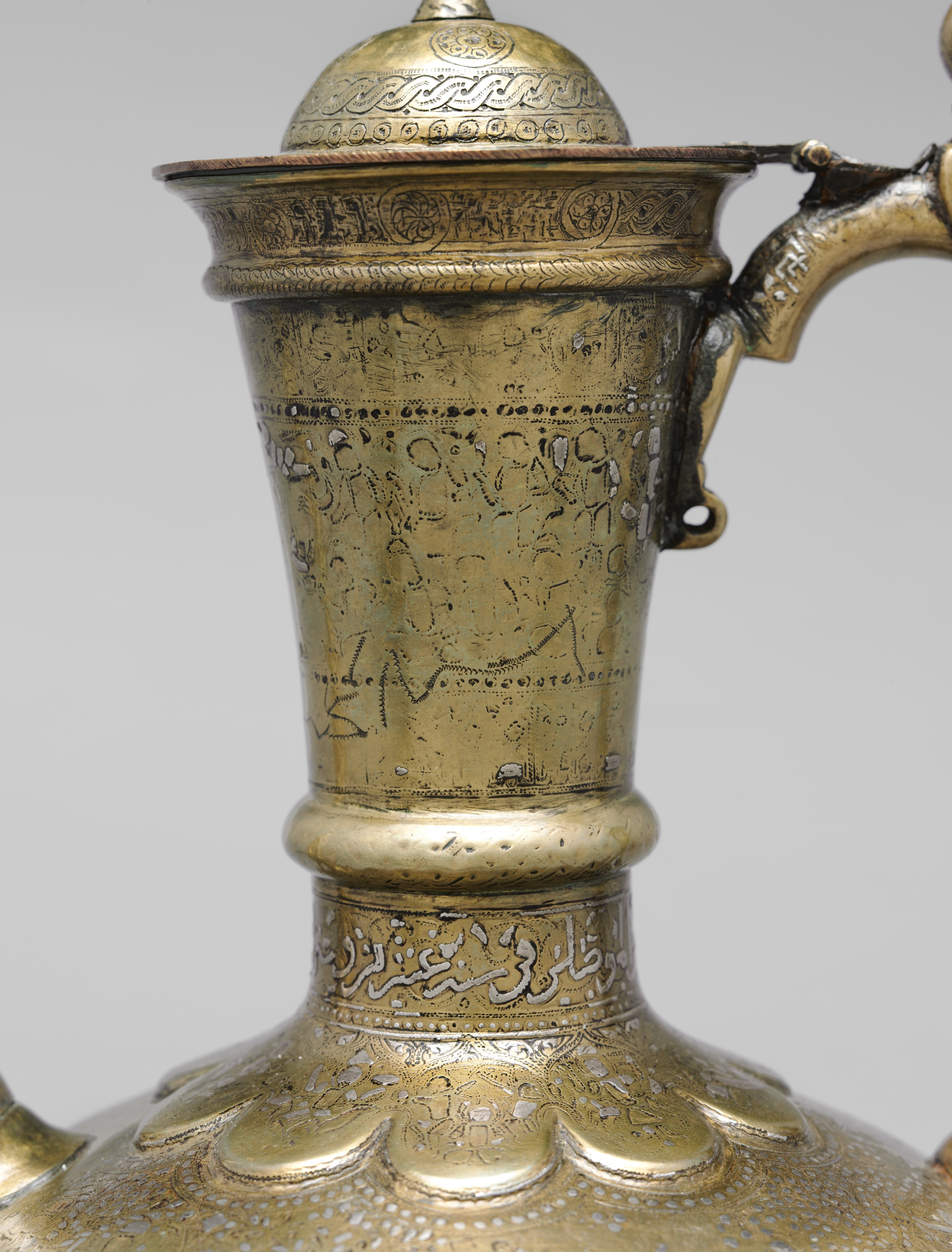 Luxury Ewer Extending Good Fortune to the Owner Iraq, possibly Mosul,  Zangid or Artugid Period, 13th Century