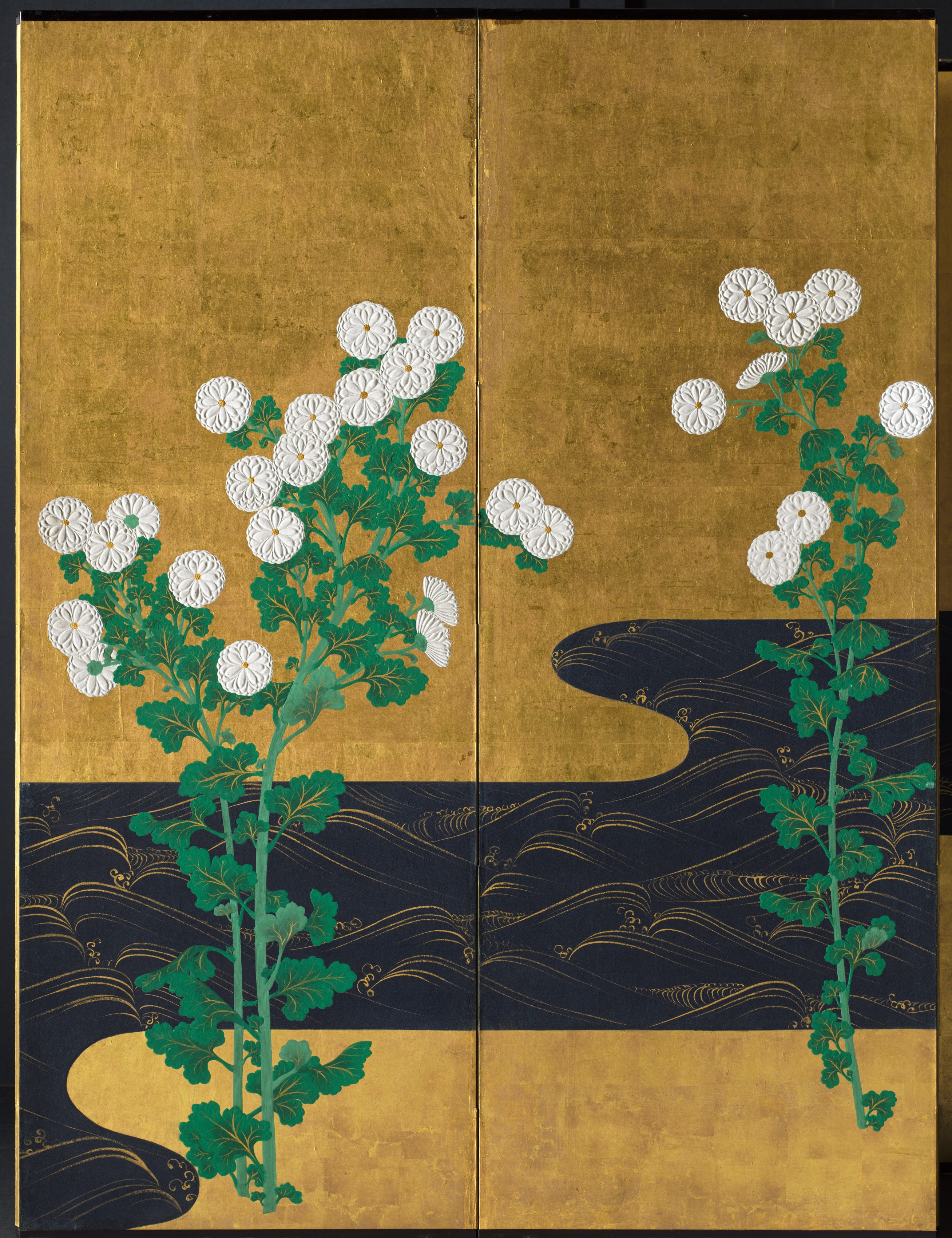 Chrysanthemums by a Stream | Cleveland Museum of Art