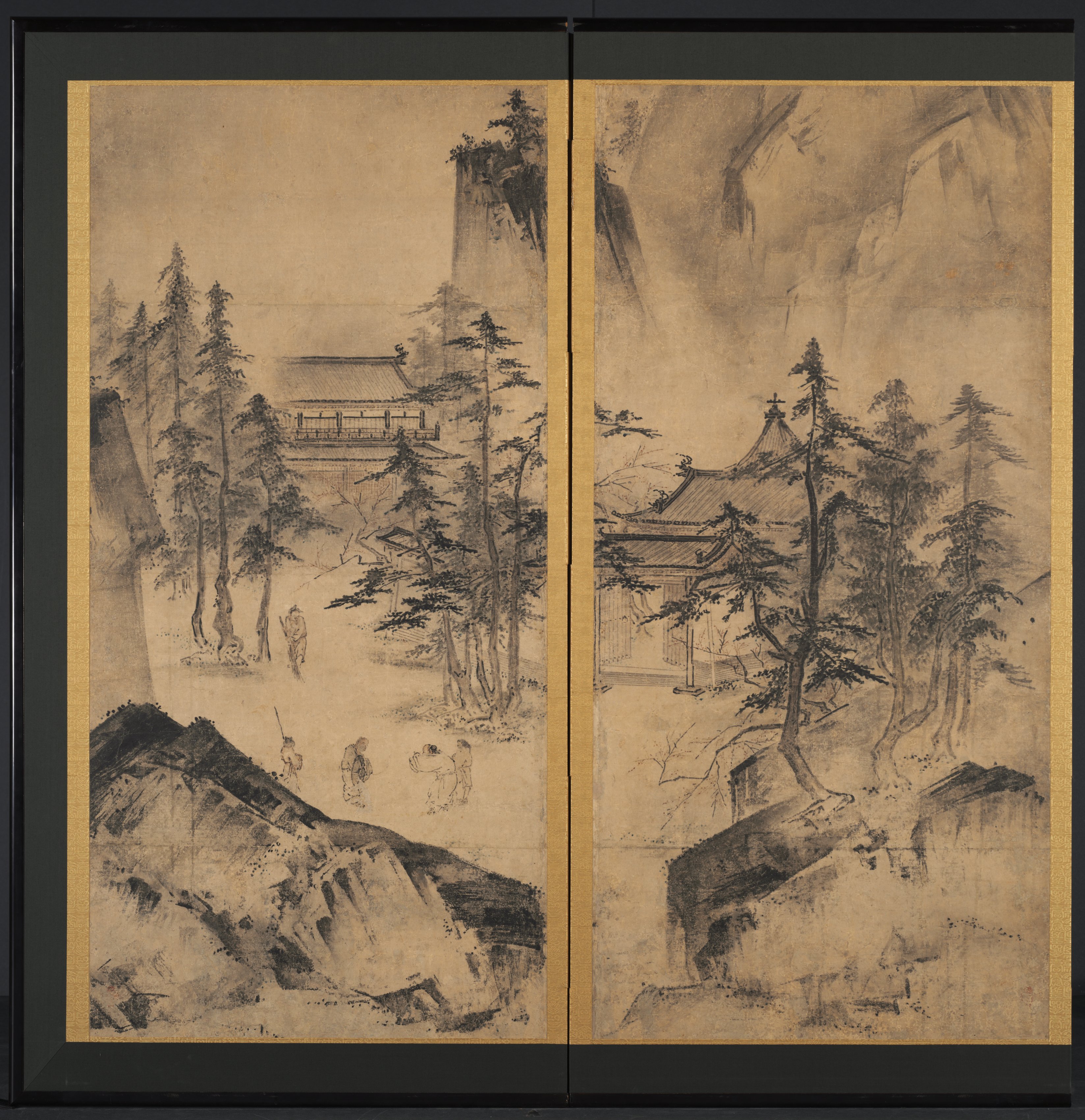 杉本好守　フランス　原画 Winter and Spring Landscape | Cleveland Museum of Art