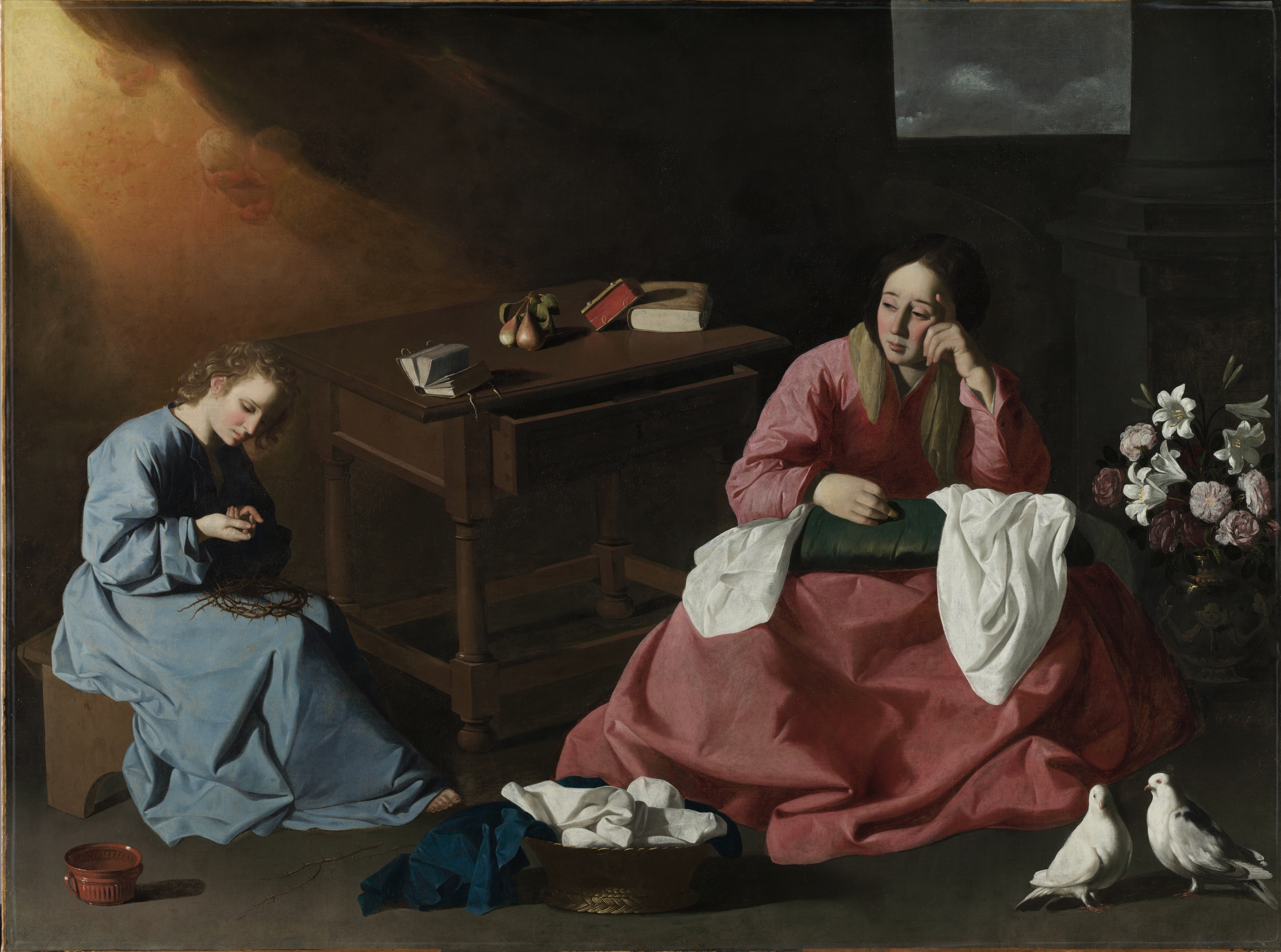 Christ and the Virgin in the House at Nazareth | Cleveland Museum