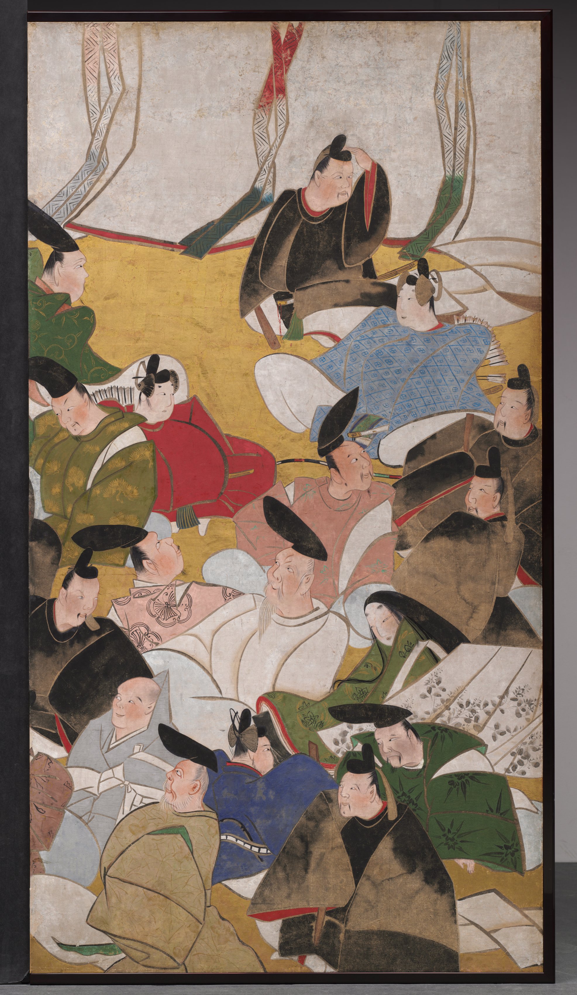◆ニチベイ◆バーチカル◆W217+197×H197◆O-2603BL6◆ Thirty-Six Poetic Immortals | Cleveland Museum of Art| Cleveland