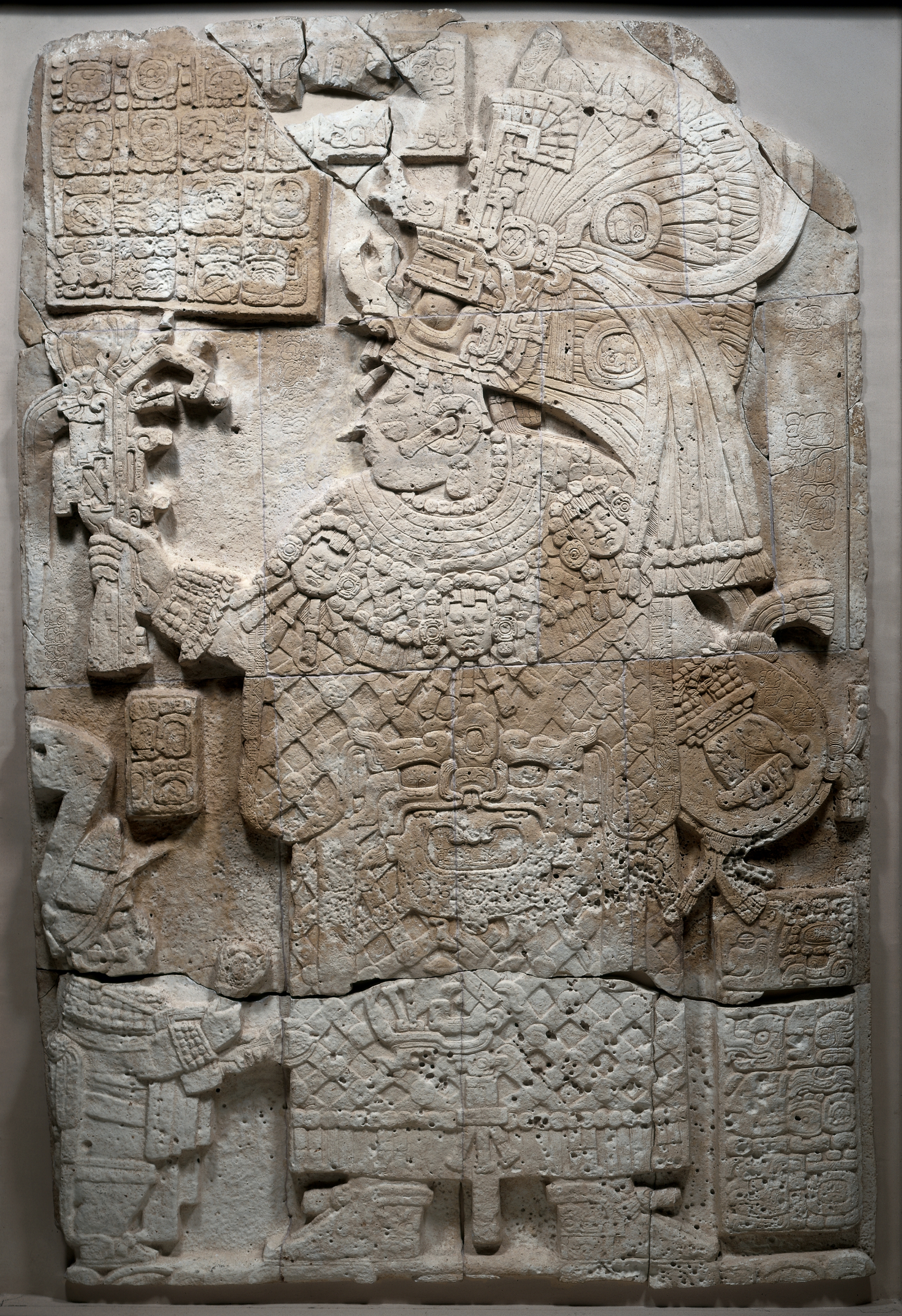 Front Face of a Stela (Free-standing Stone with Relief
