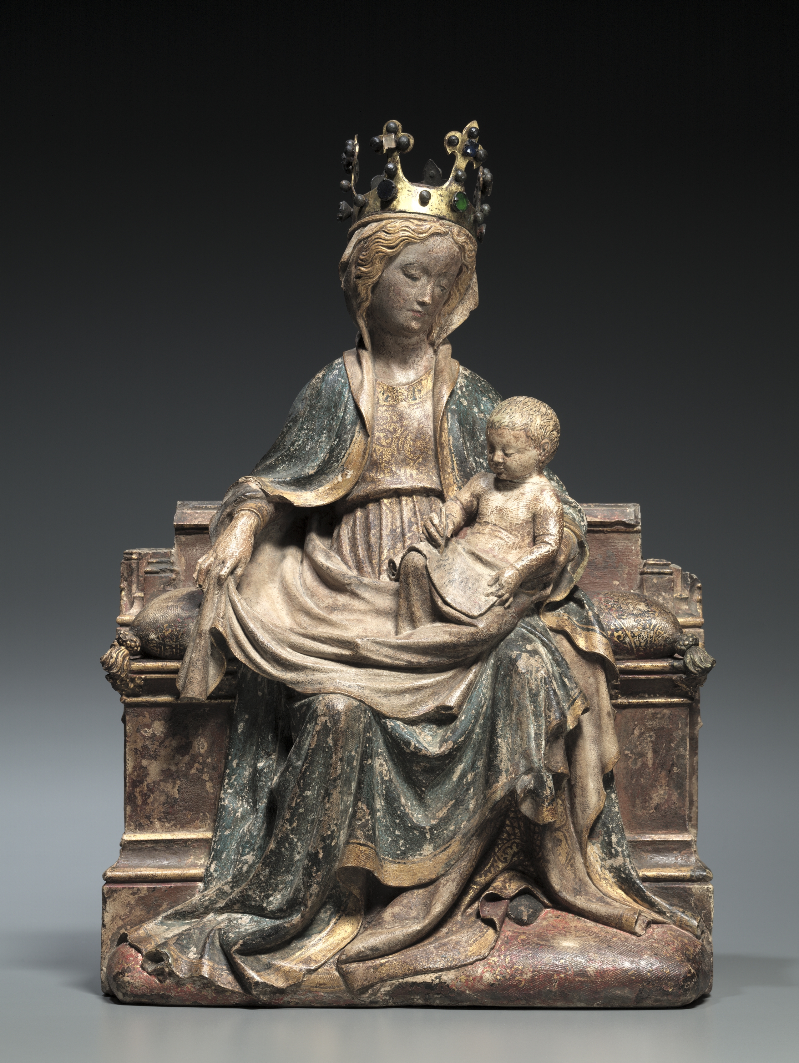 I Was a Child　Gottfried Helnwein　直筆サイン入り Enthroned Virgin with the Writing Christ Child | Cleveland Museum