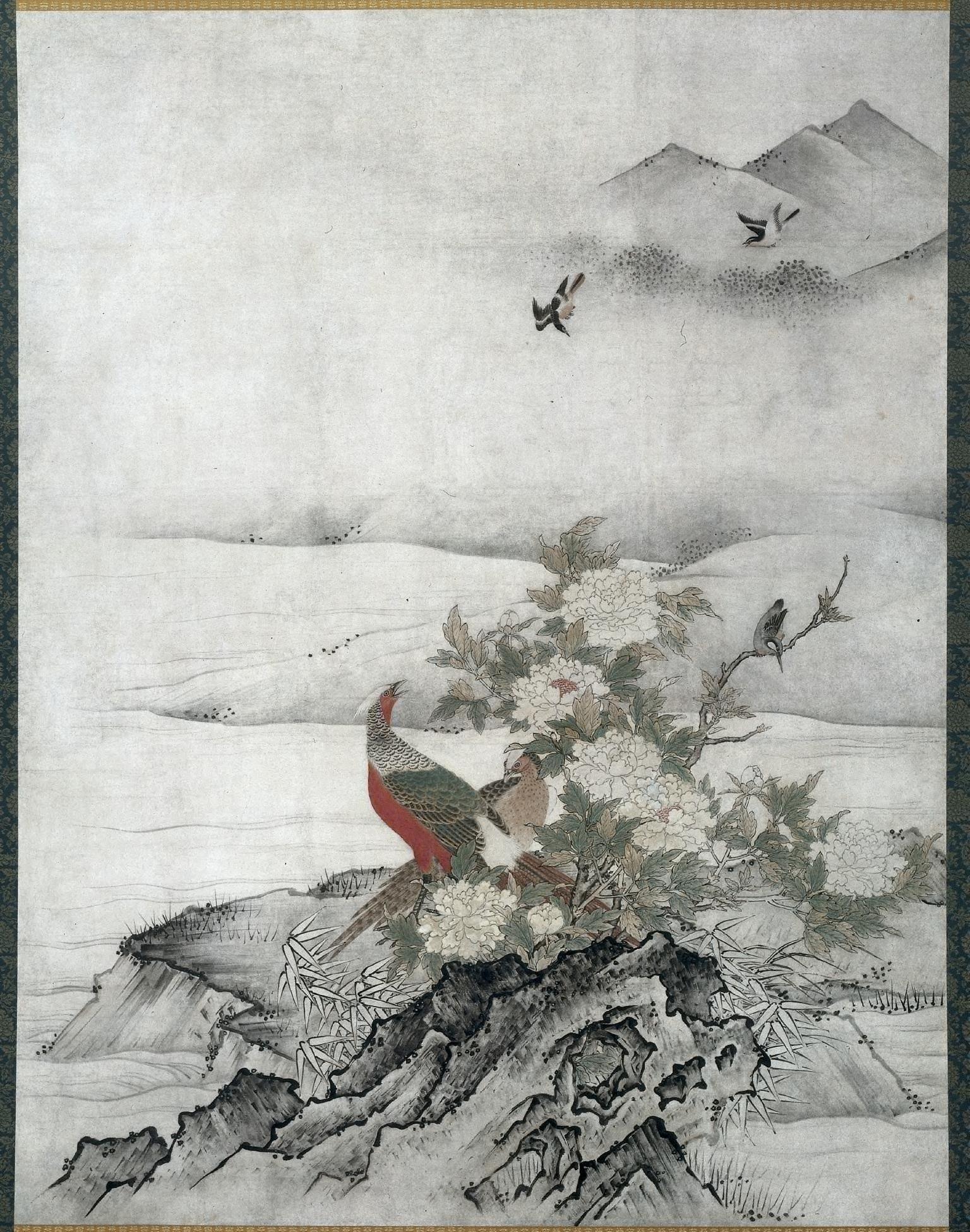 Flowers and Birds in a Spring Landscape | Cleveland Museum of Art