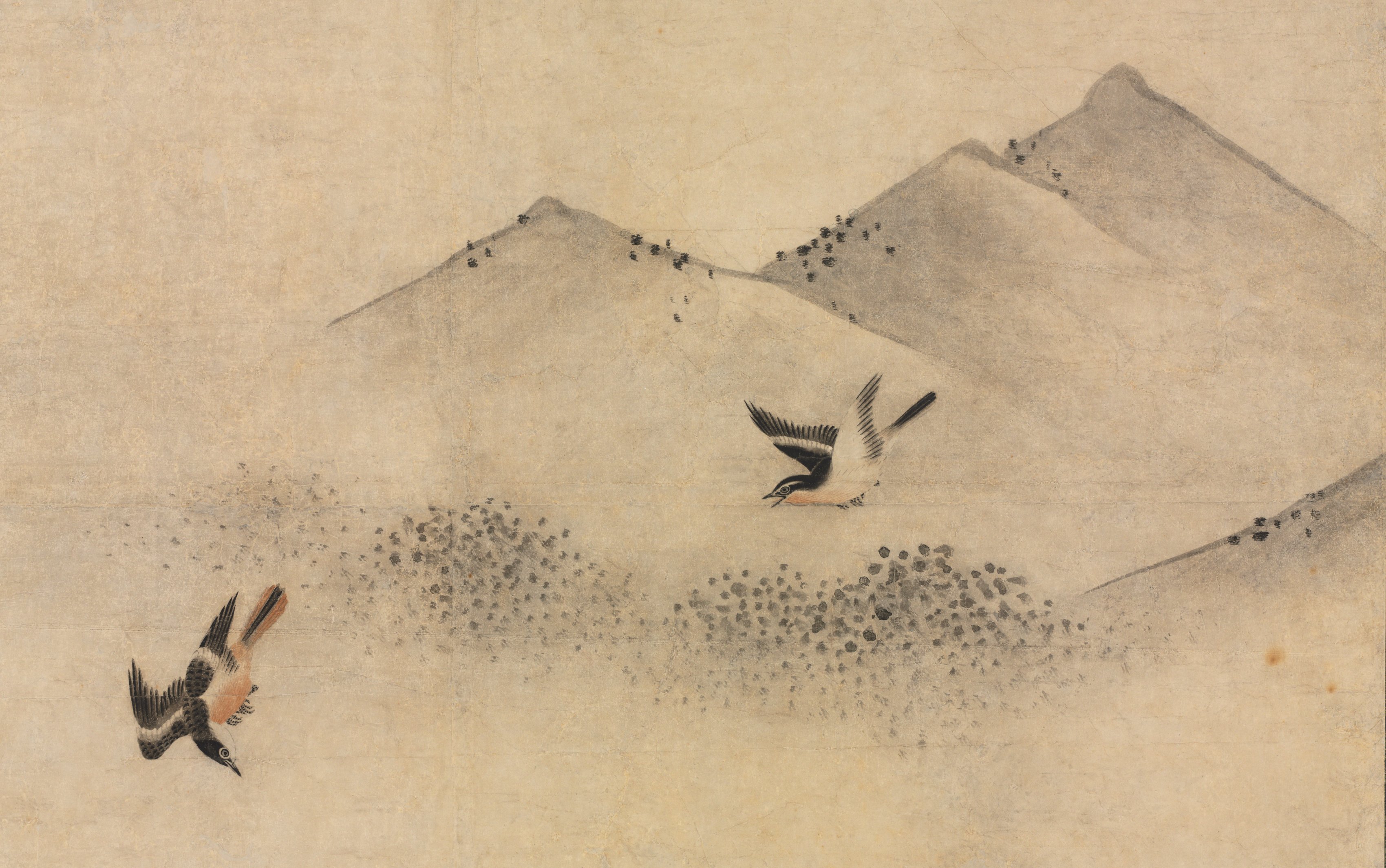 Flowers and Birds in a Spring Landscape | Cleveland Museum of Art