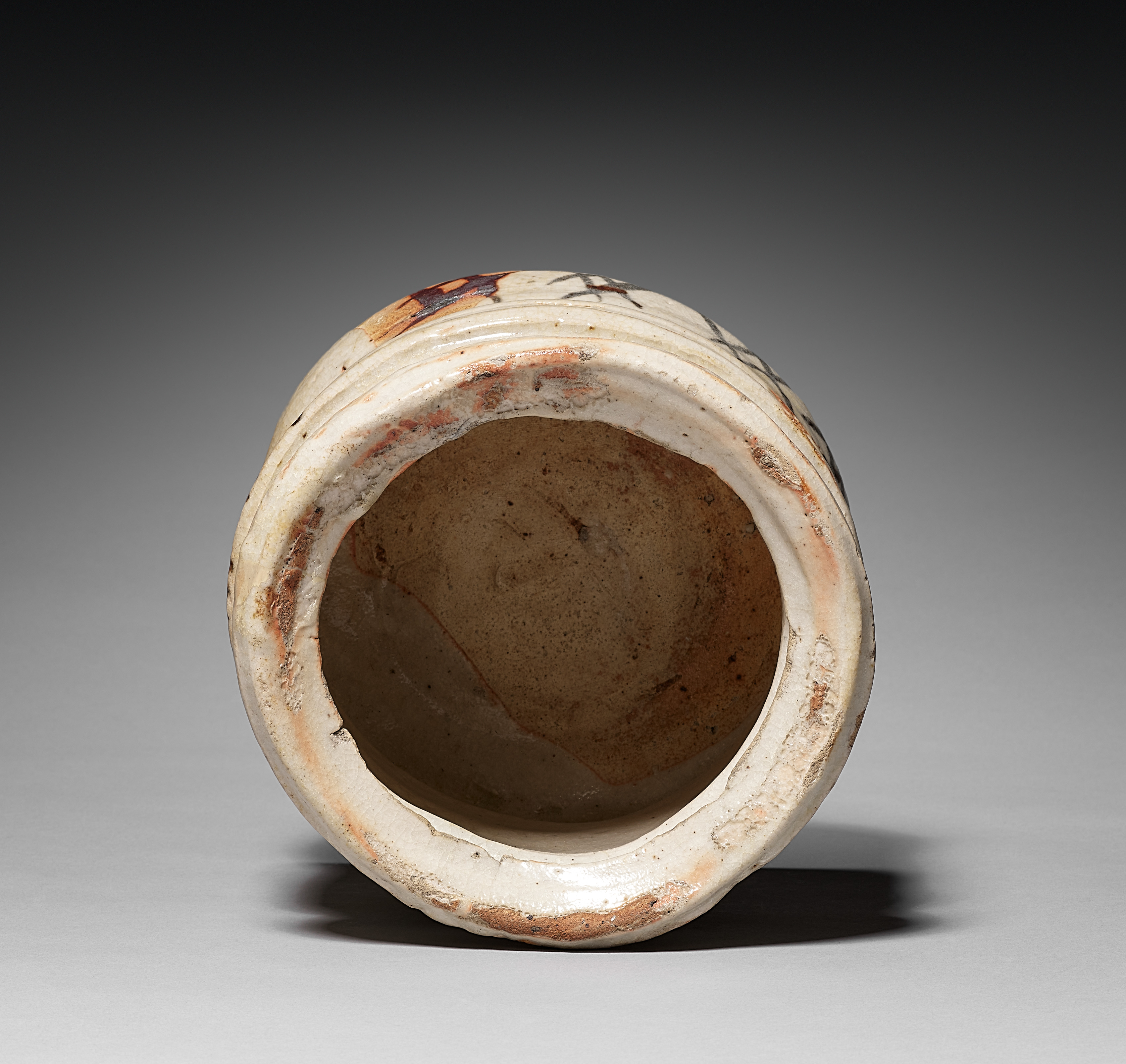 Water Container (Mizusashi) with Riverscape | Cleveland Museum of