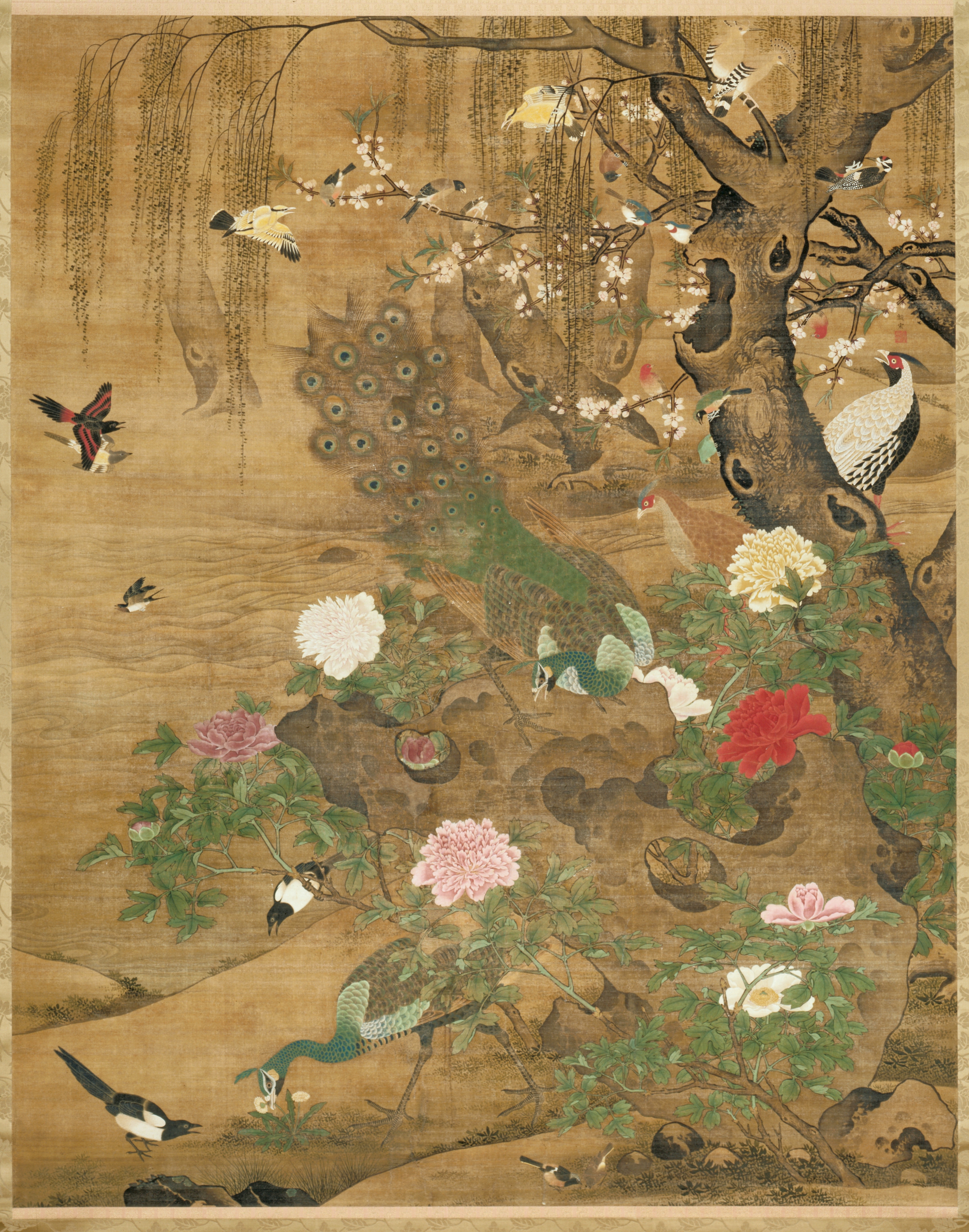 春の祭典 ～peacock in spring～ 現代アート｜絵画