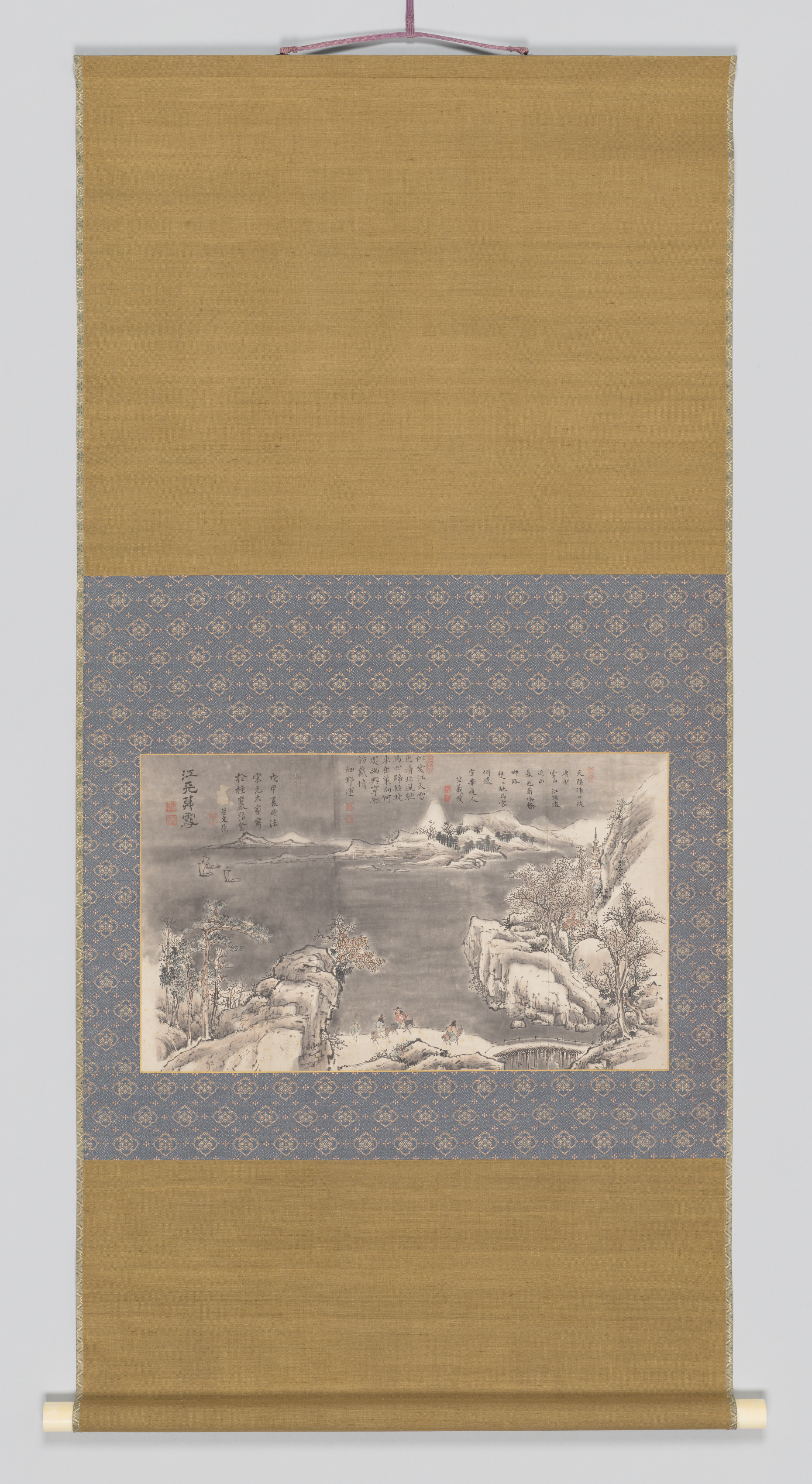 Evening Snow Blending River and Sky, from Eight Views of Xiao