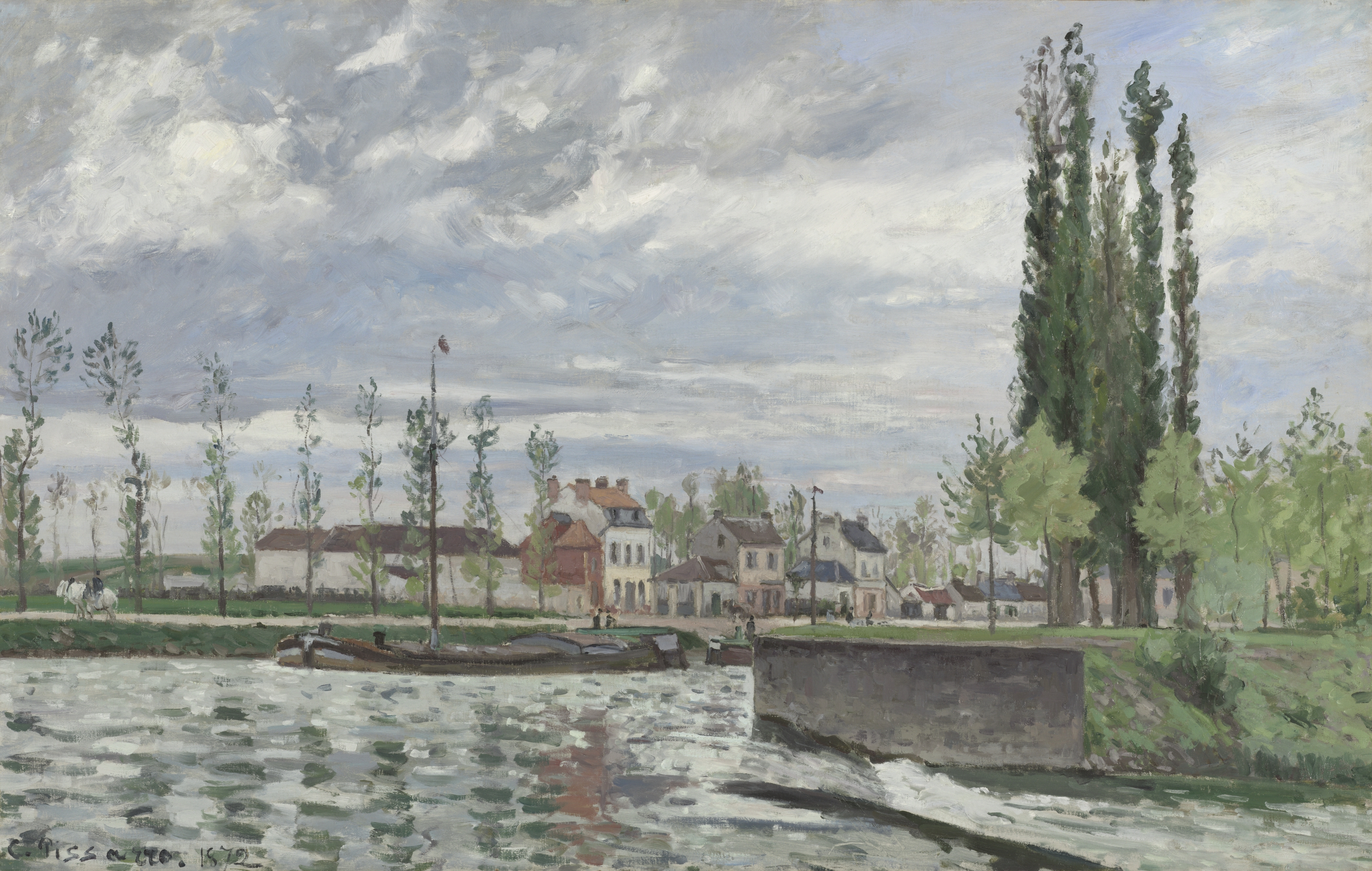 The Lock at Pontoise | Cleveland Museum of Art