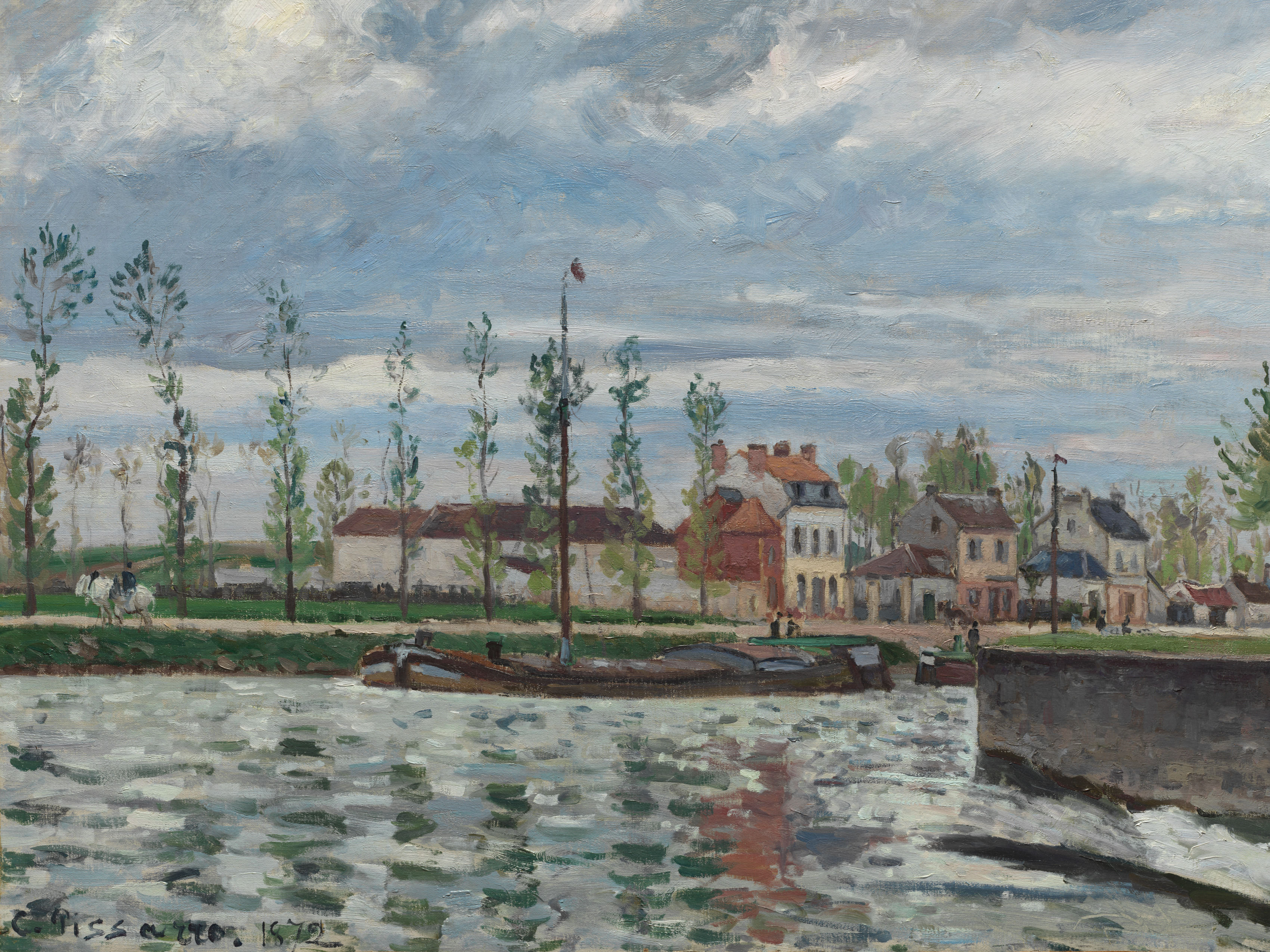 The Lock at Pontoise | Cleveland Museum of Art