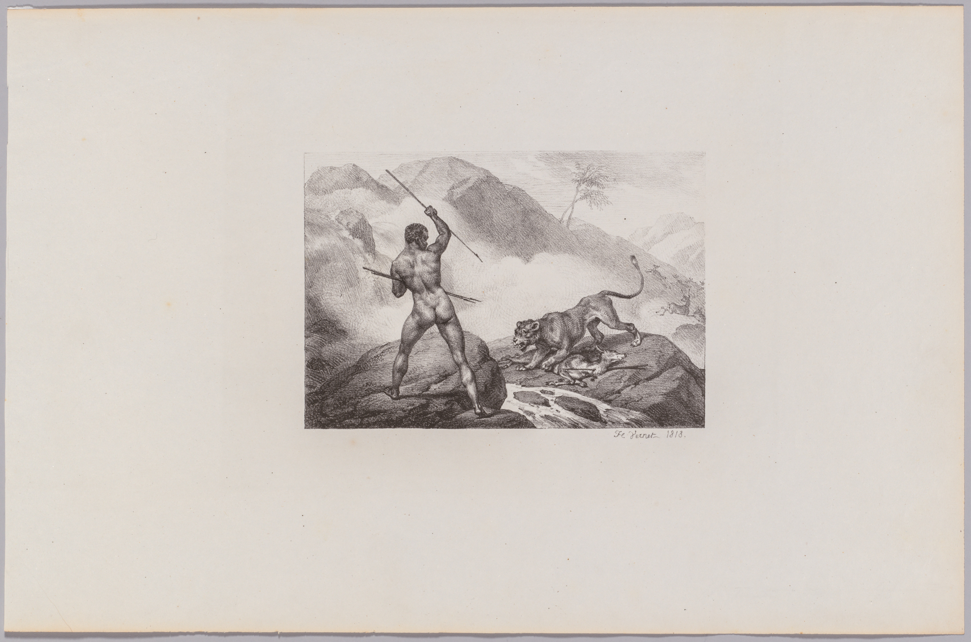 2024春大特価セール！ African Hunter (Chasseur Africain) | Cleveland Museum of Art 版画
