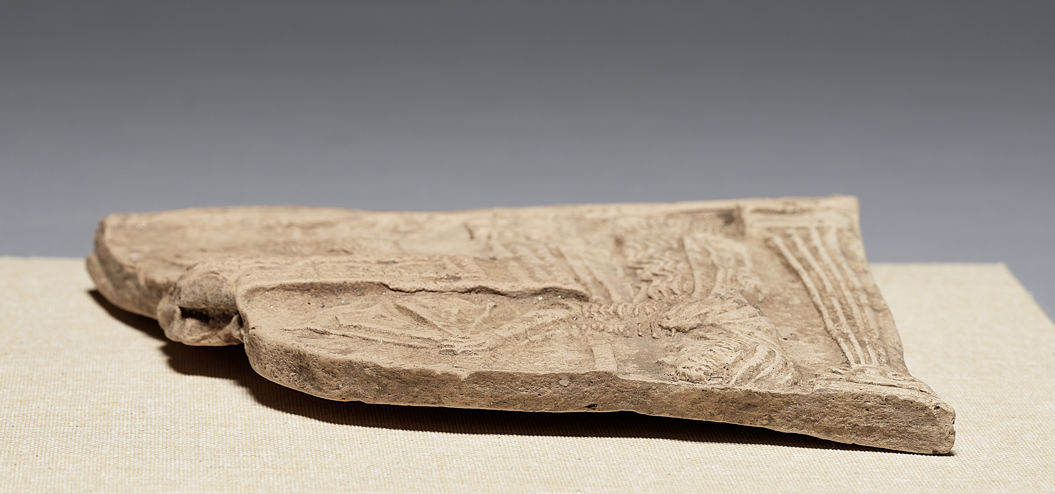 Votive Plaque (Pinax) with Persephone Making her Bridal Bed